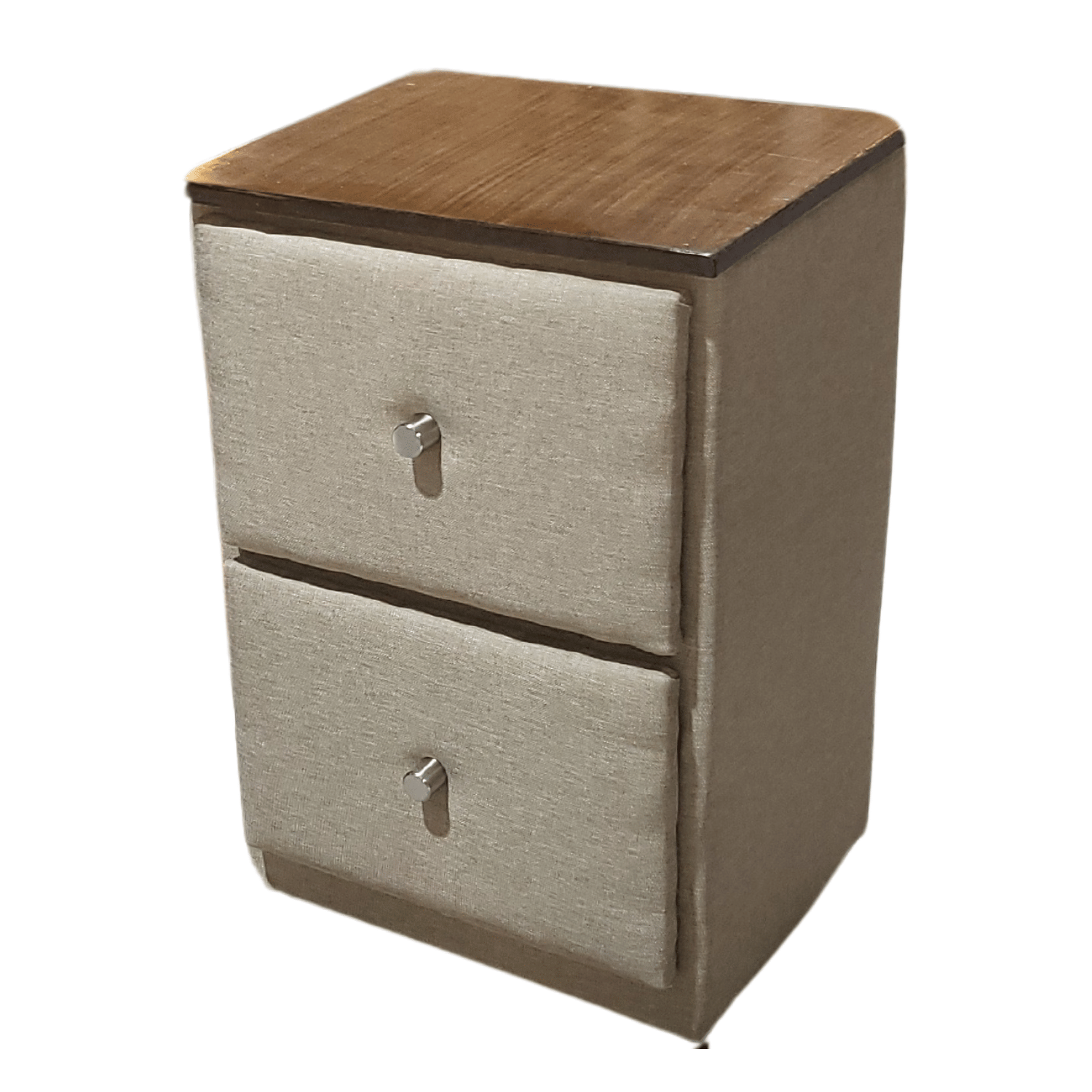 VELADOR MUEBLES RIMAR MDF BEIGE DOBLE CAJON LINO - 3