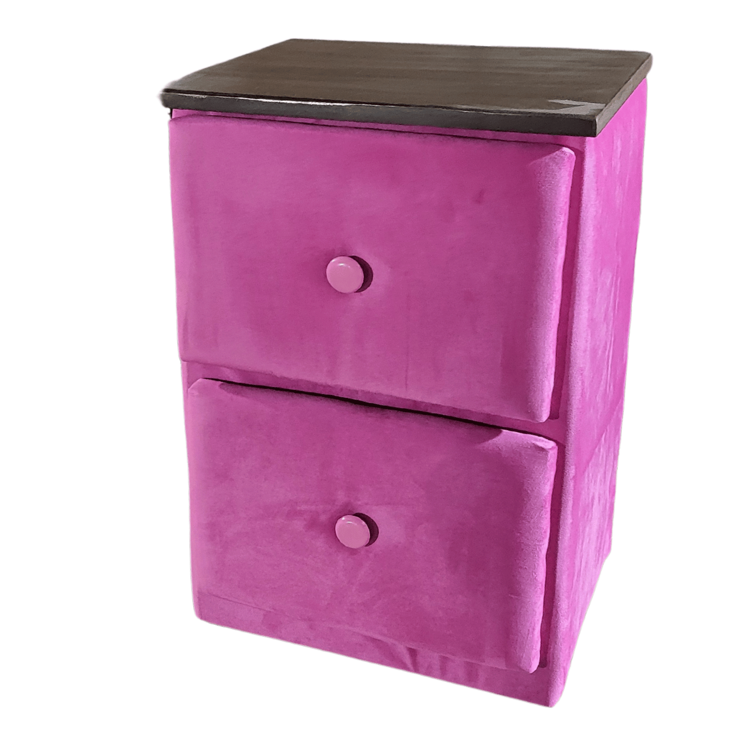 VELADOR MUEBLES RIMAR MDF FUCSIA DOBLE CAJON FELPA - 3