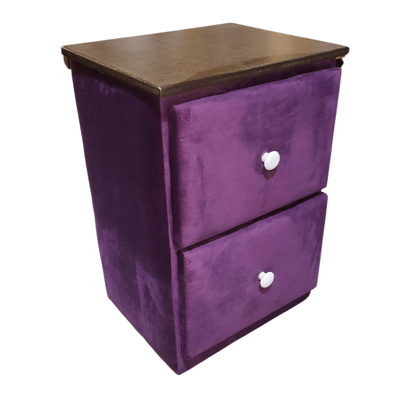 VELADOR MUEBLES RIMAR MDF MORADO DOBLE FELPA CAJON - 2