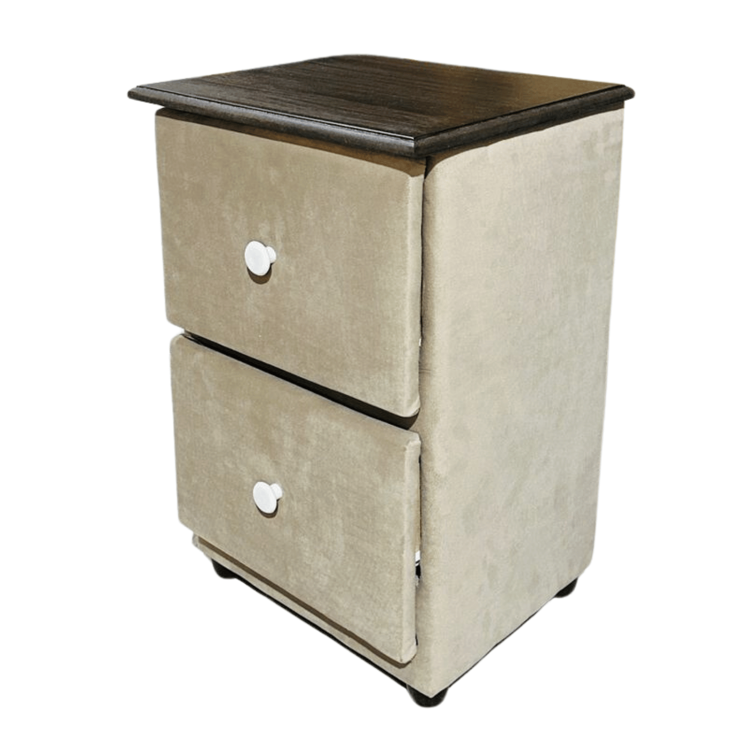 VELADOR MUEBLES RIMAR MDF BEIGE DOBLE CAJON FELPA - 3
