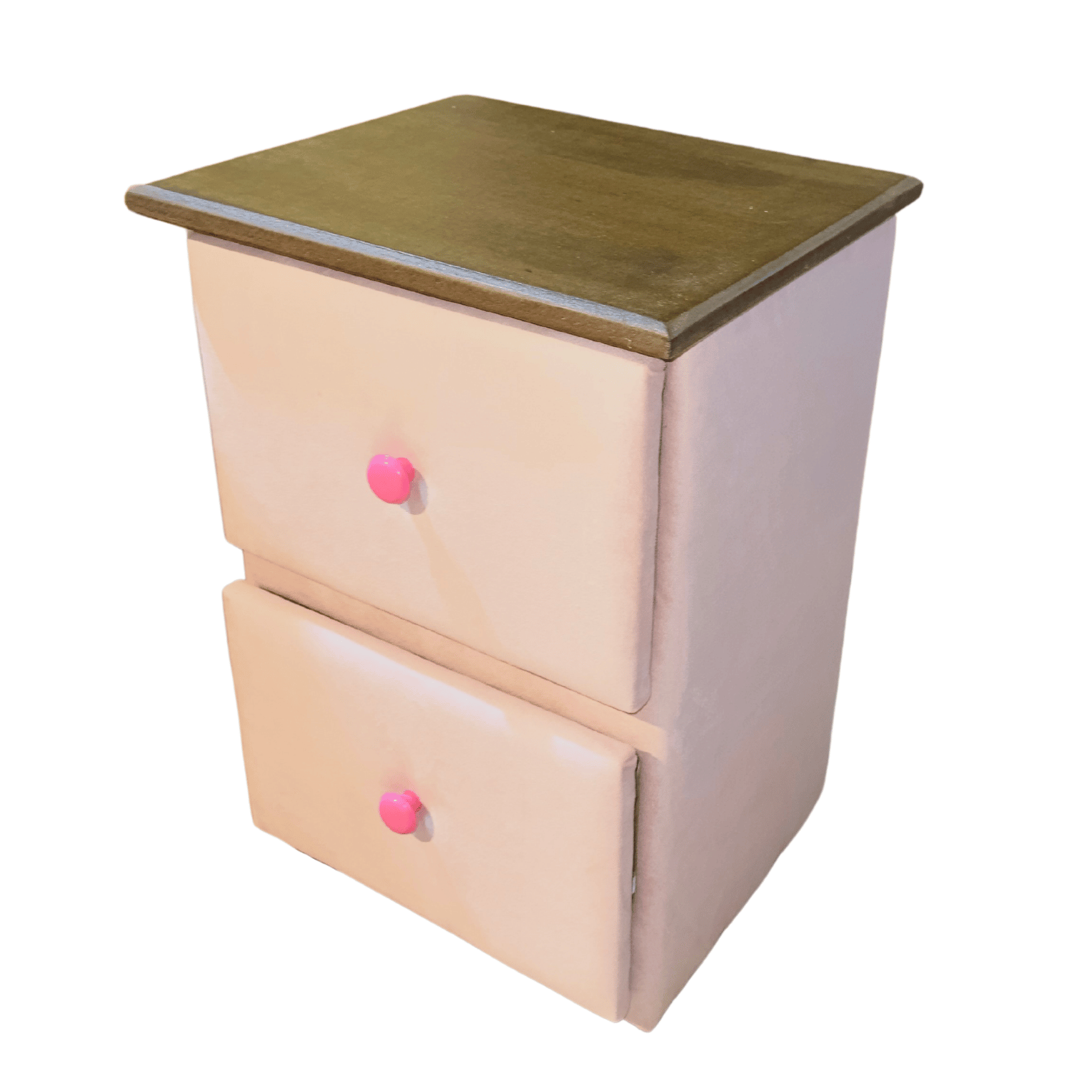VELADOR MUEBLES RIMAR MDF ROSA DOBLE CAJON PASTEL FELPA - 3