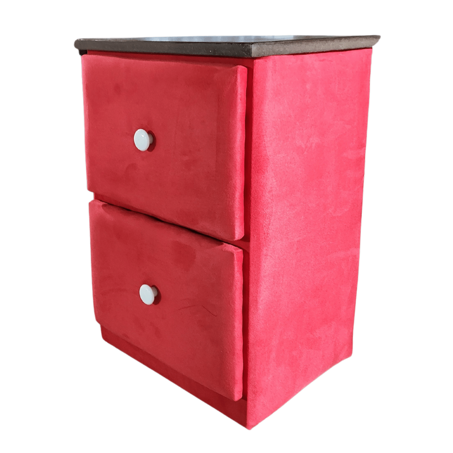 VELADOR MUEBLES RIMAR MDF ROJO DOBLE CAJON FELPA - 3