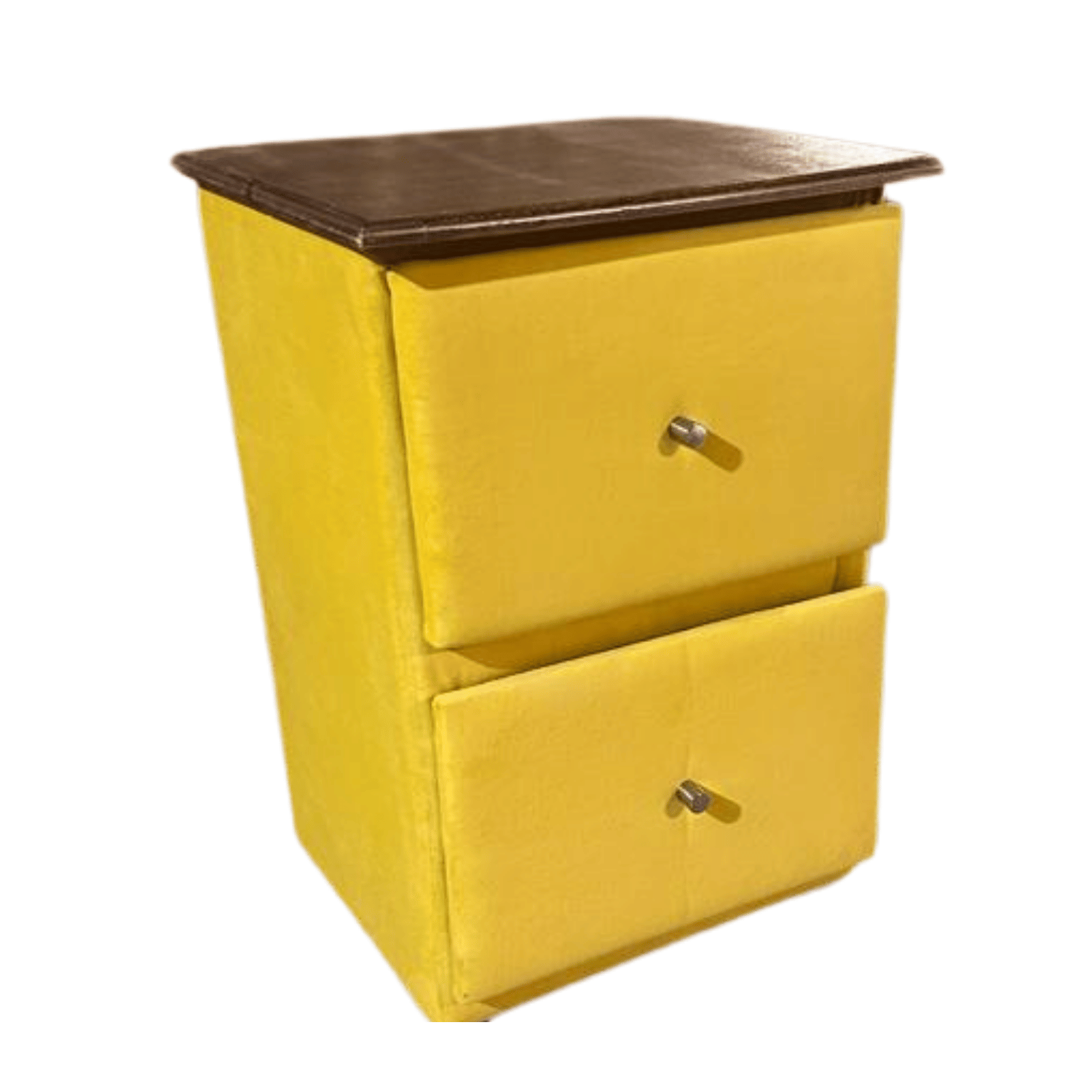 VELADOR MUEBLES RIMAR MDF AMARILLO DOBLE CAJON FELPA - 2