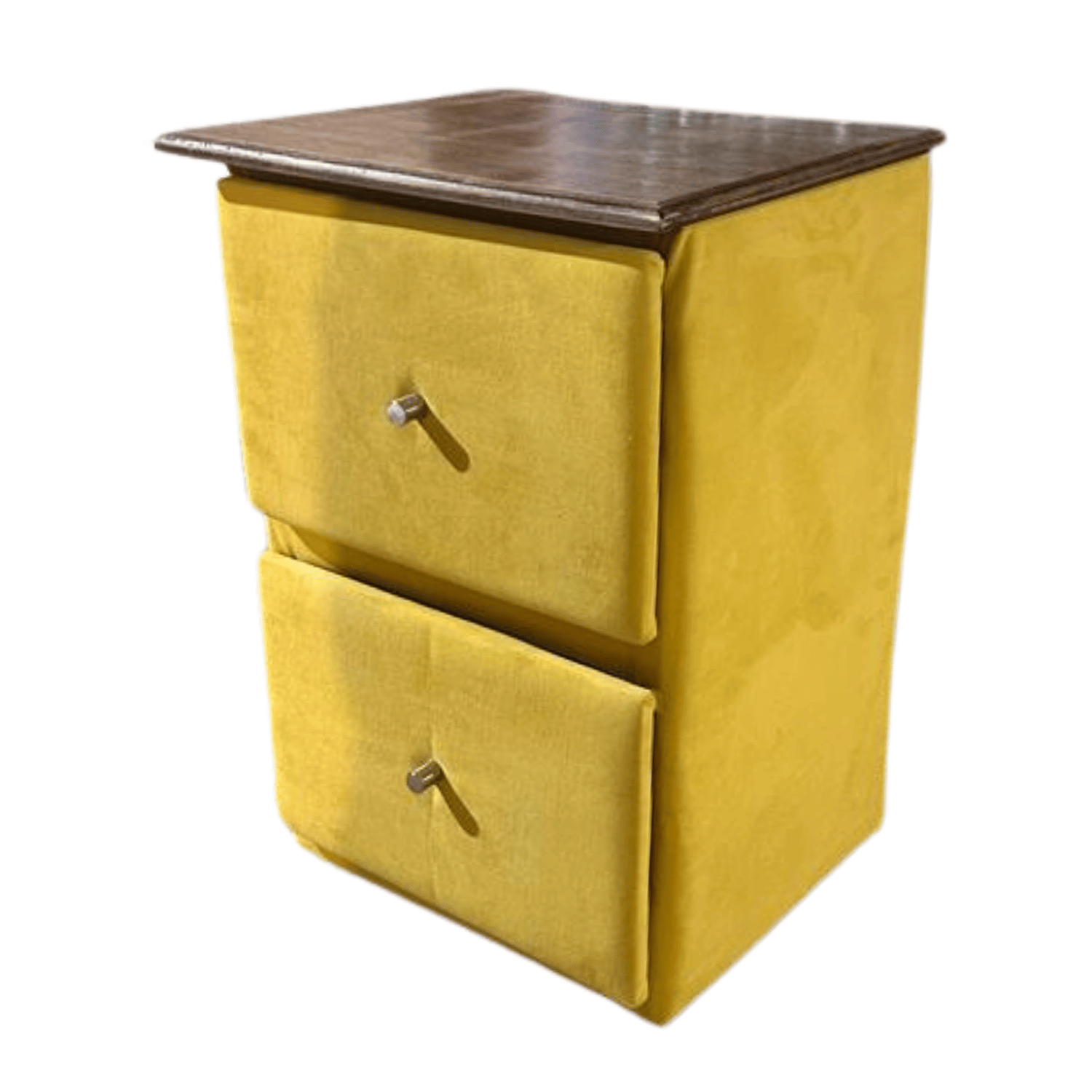 VELADOR MUEBLES RIMAR MDF AMARILLO DOBLE CAJON FELPA - 3