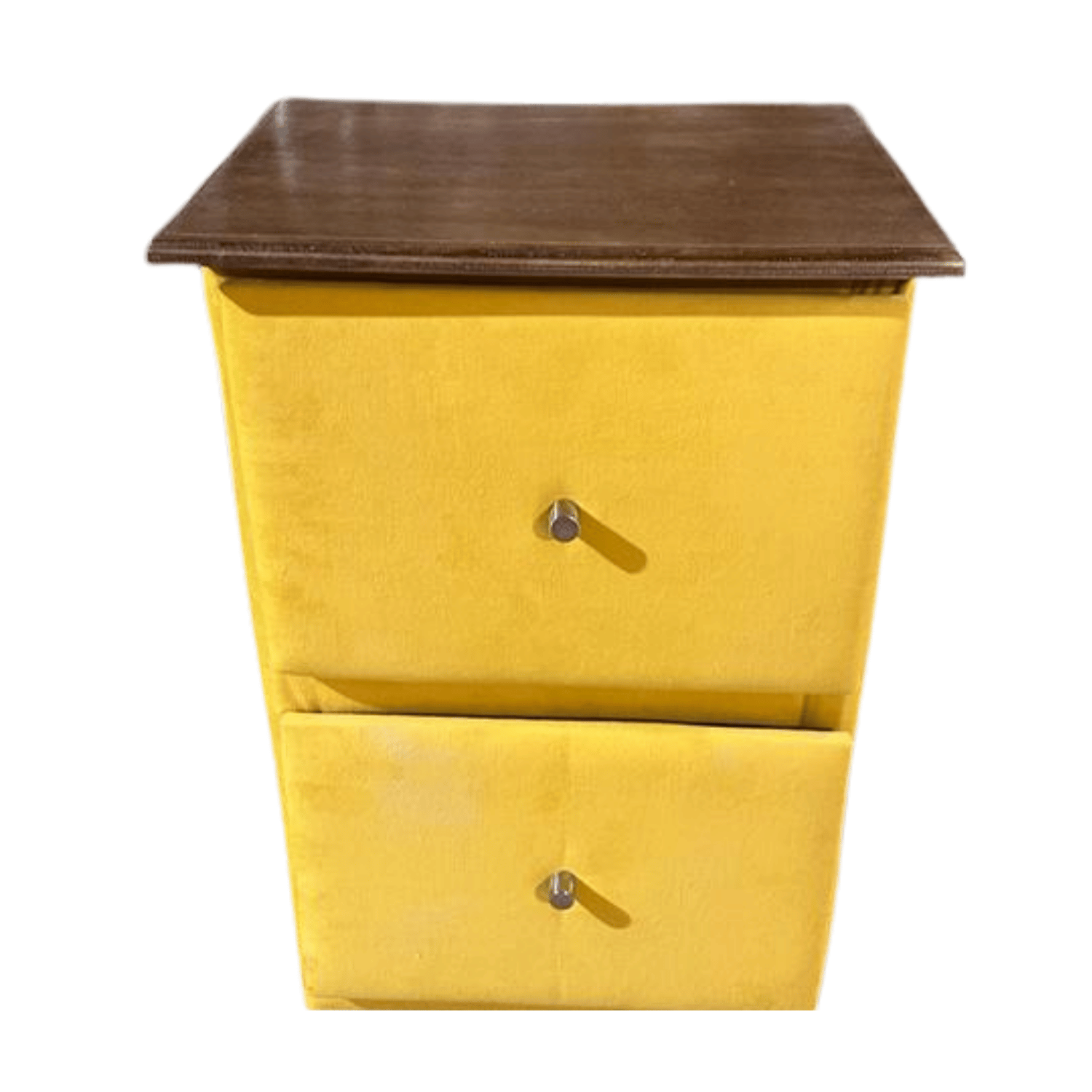VELADOR MUEBLES RIMAR MDF AMARILLO DOBLE CAJON FELPA - 4