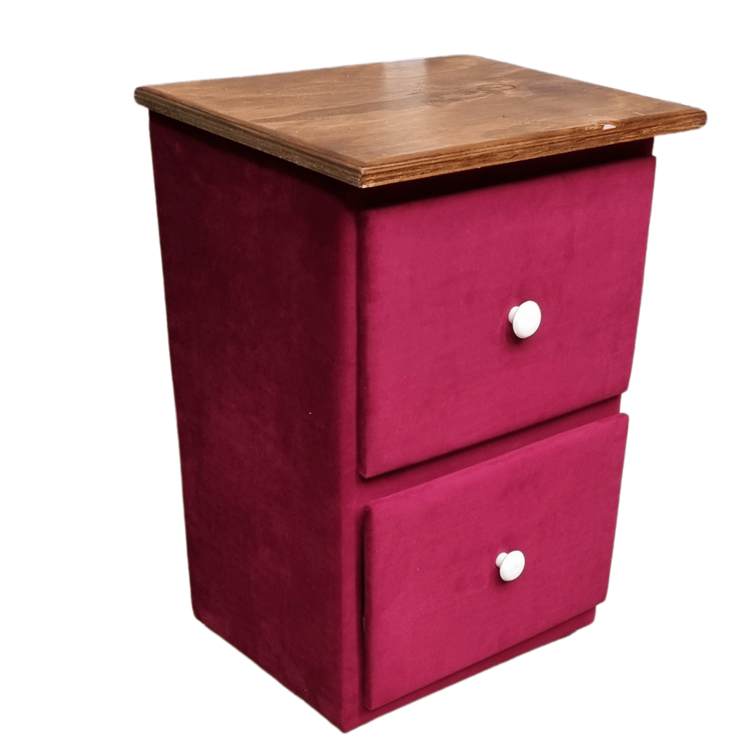 VELADOR MUEBLES RIMAR MDF BURDEO DOBLE CAJON FELPA - 2