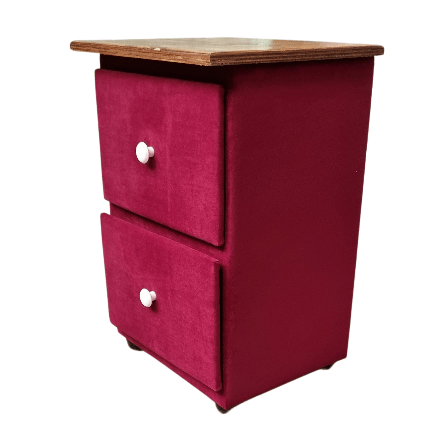 VELADOR MUEBLES RIMAR MDF BURDEO DOBLE CAJON FELPA - 3