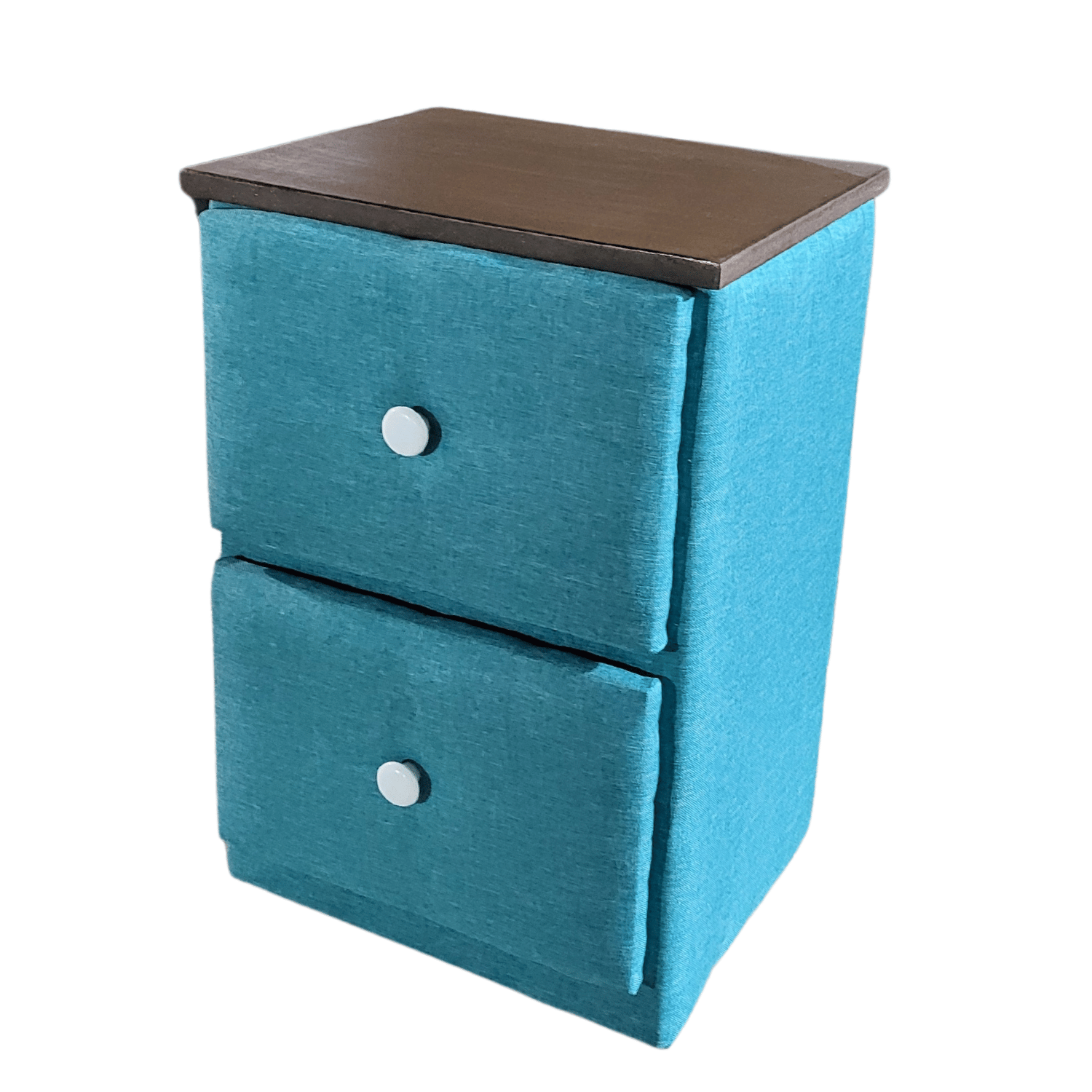 VELADOR MUEBLES RIMAR MDF TURQUESA DOBLE CAJON LINO - 3
