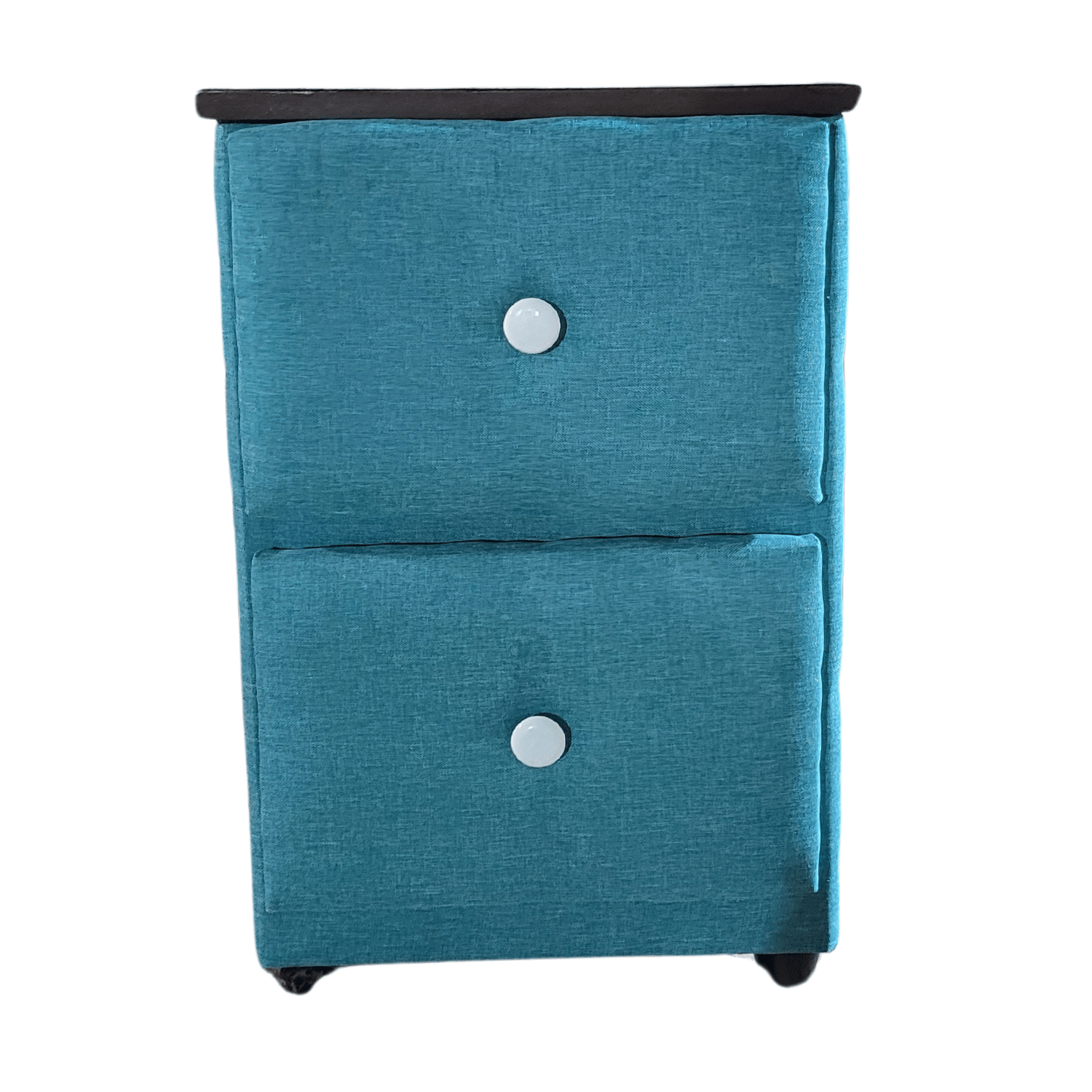 VELADOR MUEBLES RIMAR MDF TURQUESA DOBLE CAJON LINO - 4