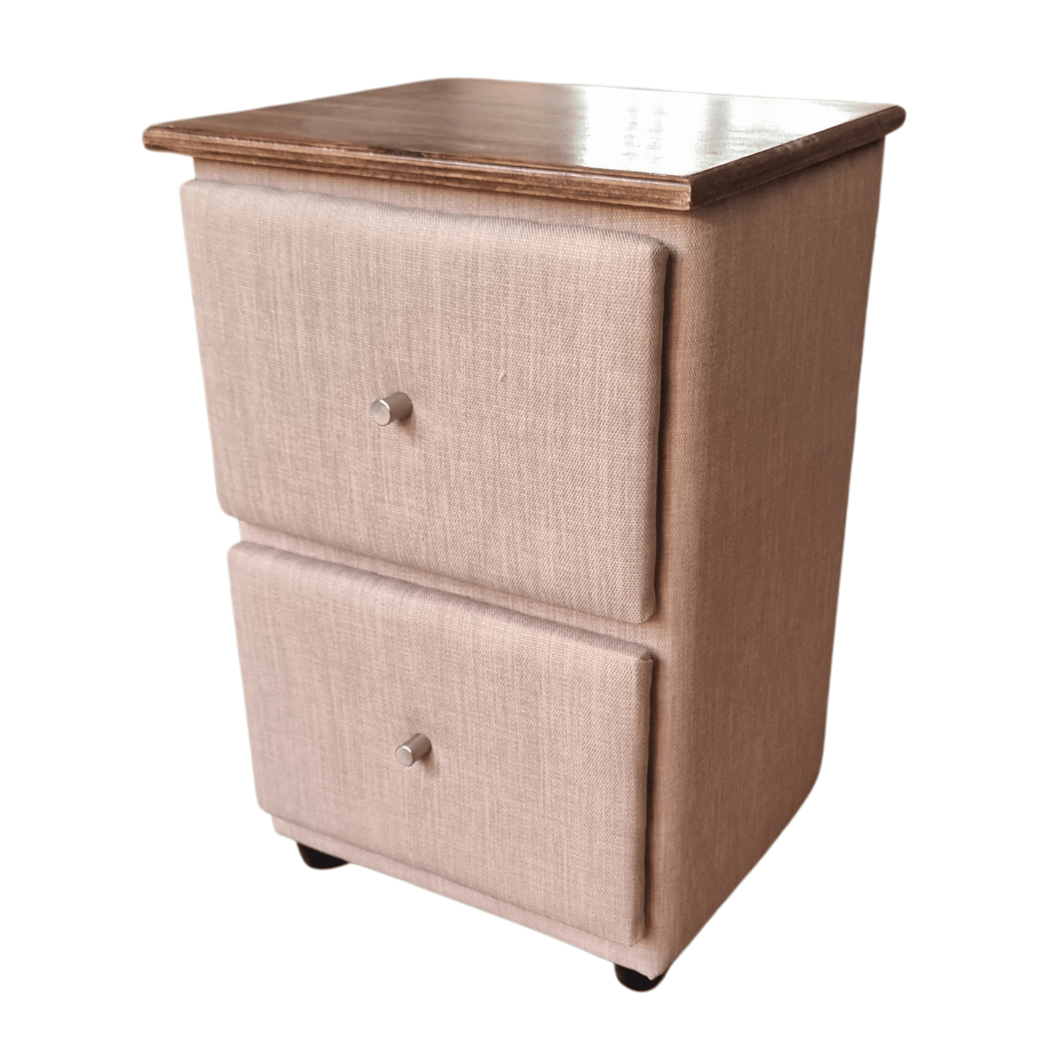 VELADOR MUEBLES RIMAR MDF CRUDO DOBLE CAJON LINO - 3