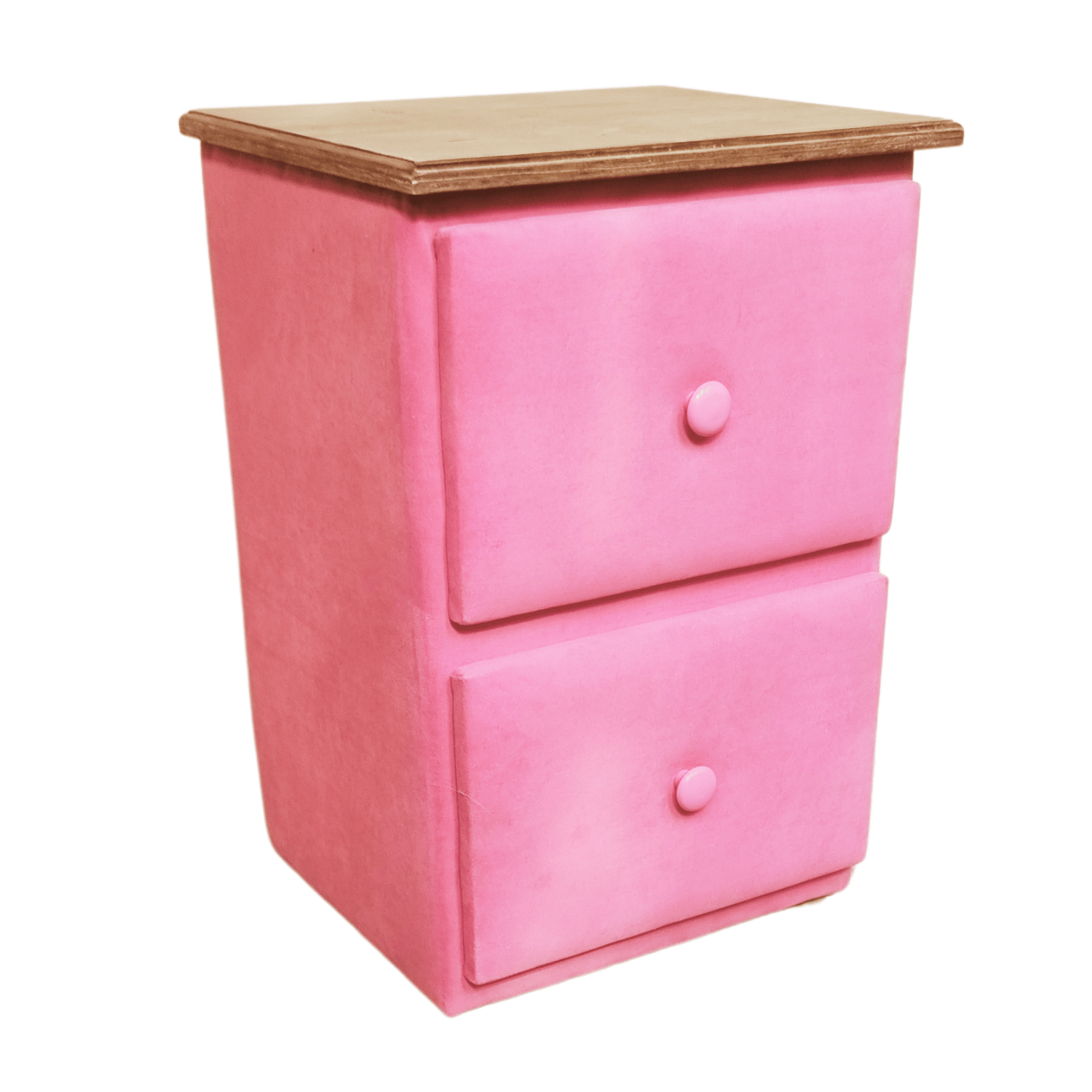 VELADOR MUEBLES RIMAR MDF ROSADO DOBLE CAJON CLARO FELPA - 2