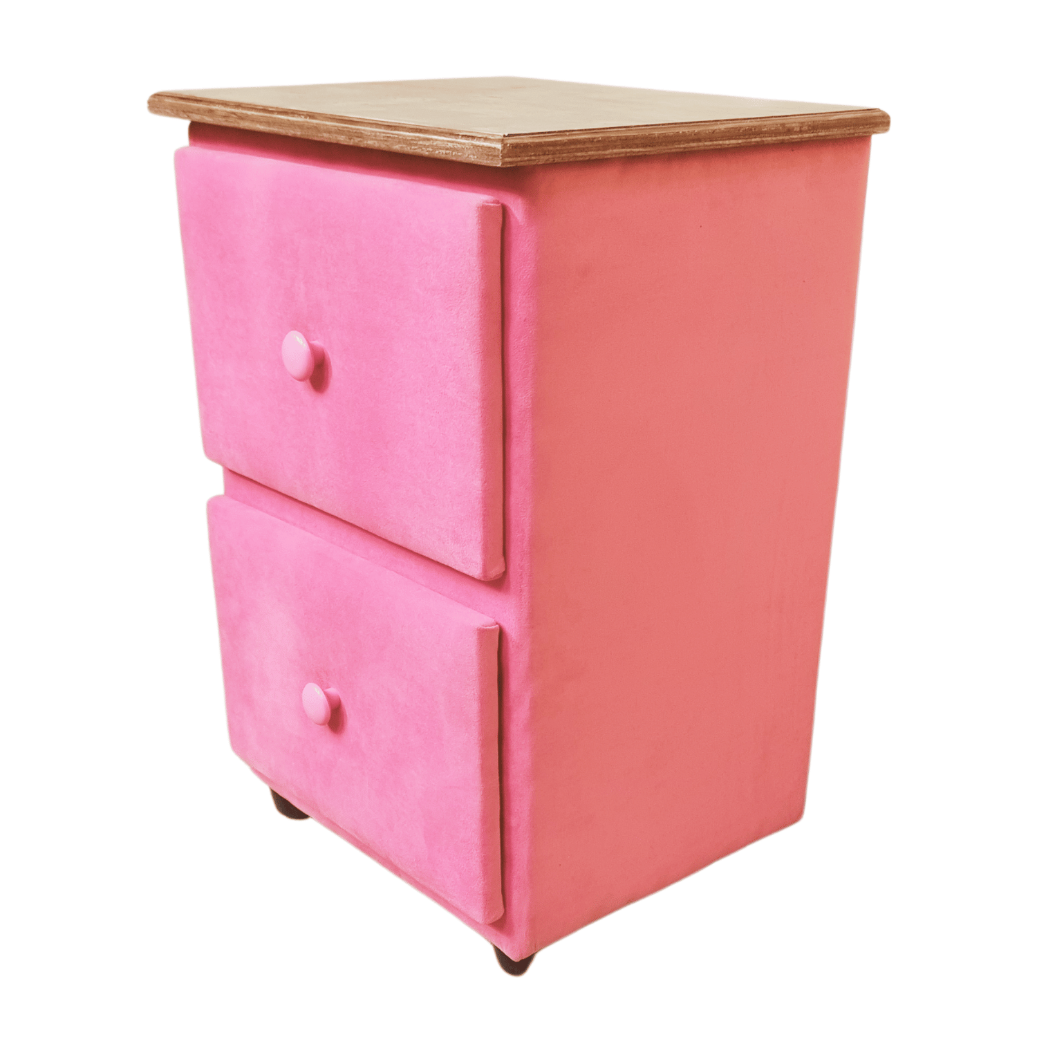 VELADOR MUEBLES RIMAR MDF ROSADO DOBLE CAJON CLARO FELPA - 3