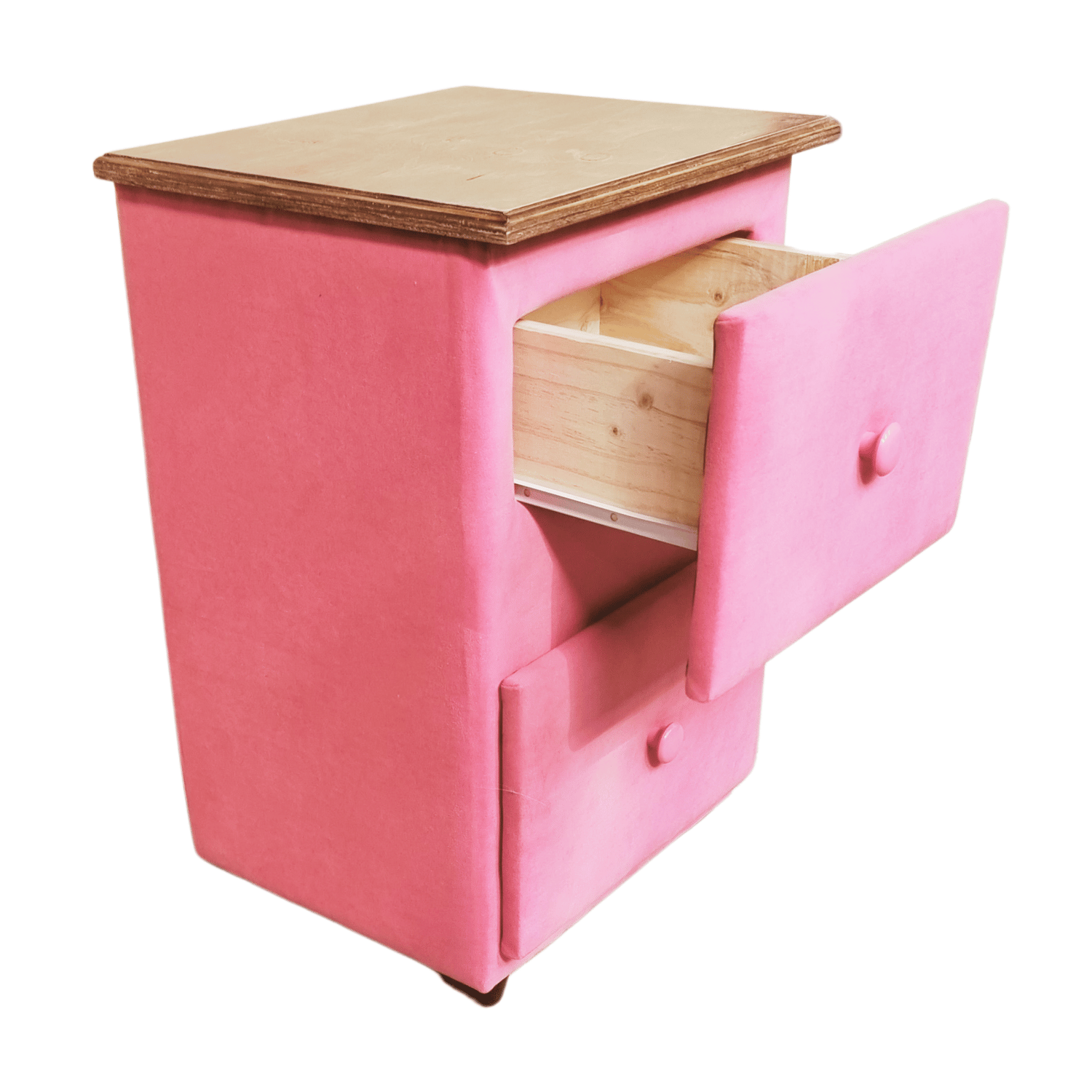 VELADOR MUEBLES RIMAR MDF ROSADO DOBLE CAJON CLARO FELPA - 4