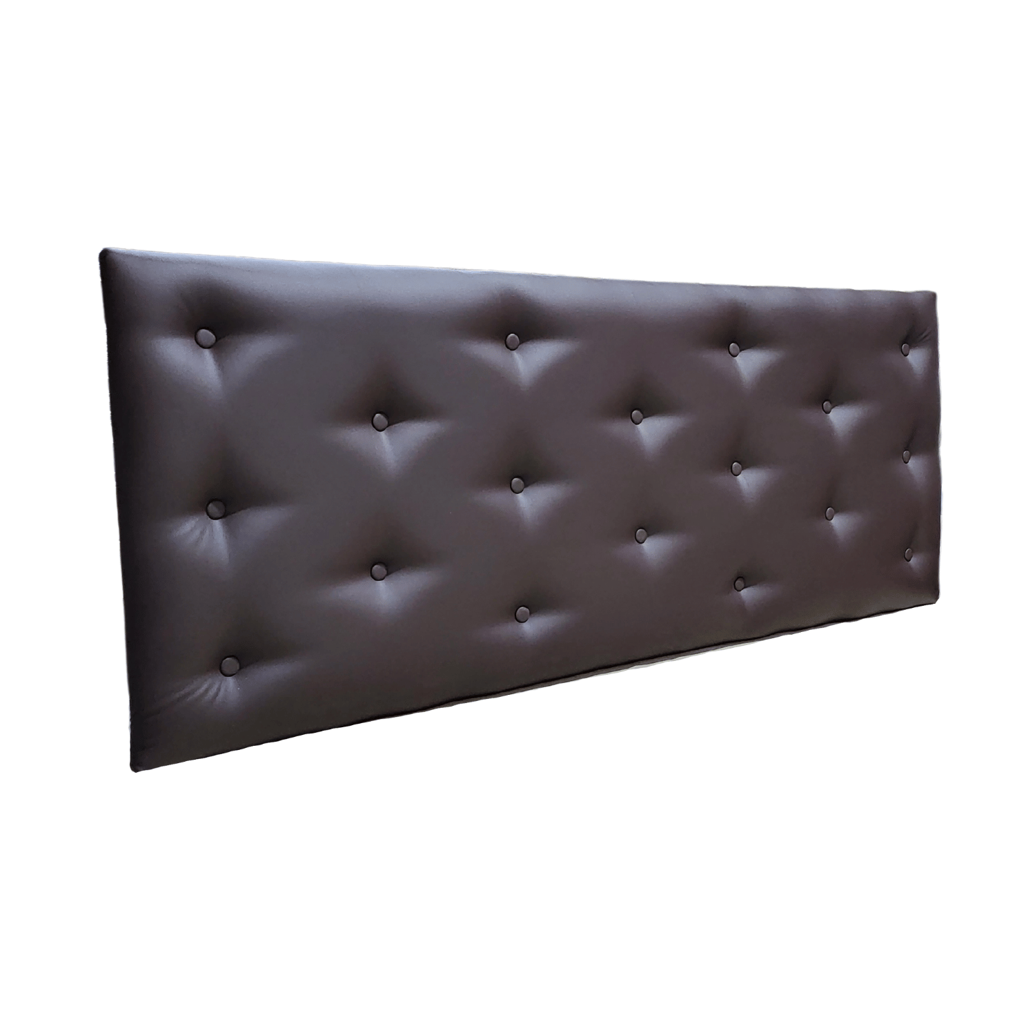 RESPALDO 2 PLAZAS CHOCOLATE ECO CUERO RIMAR - 3