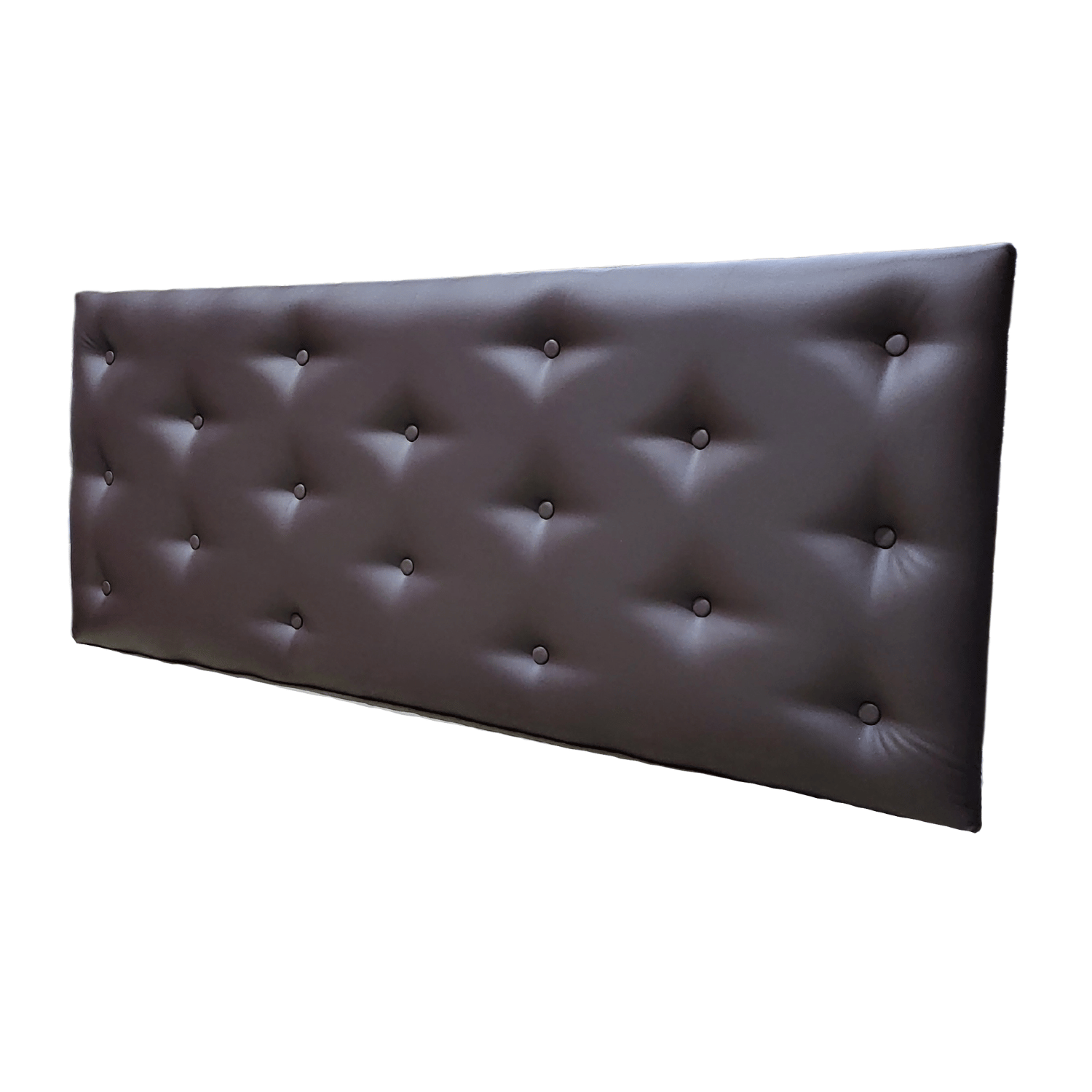 RESPALDO 2 PLAZAS CHOCOLATE ECO CUERO RIMAR - 4