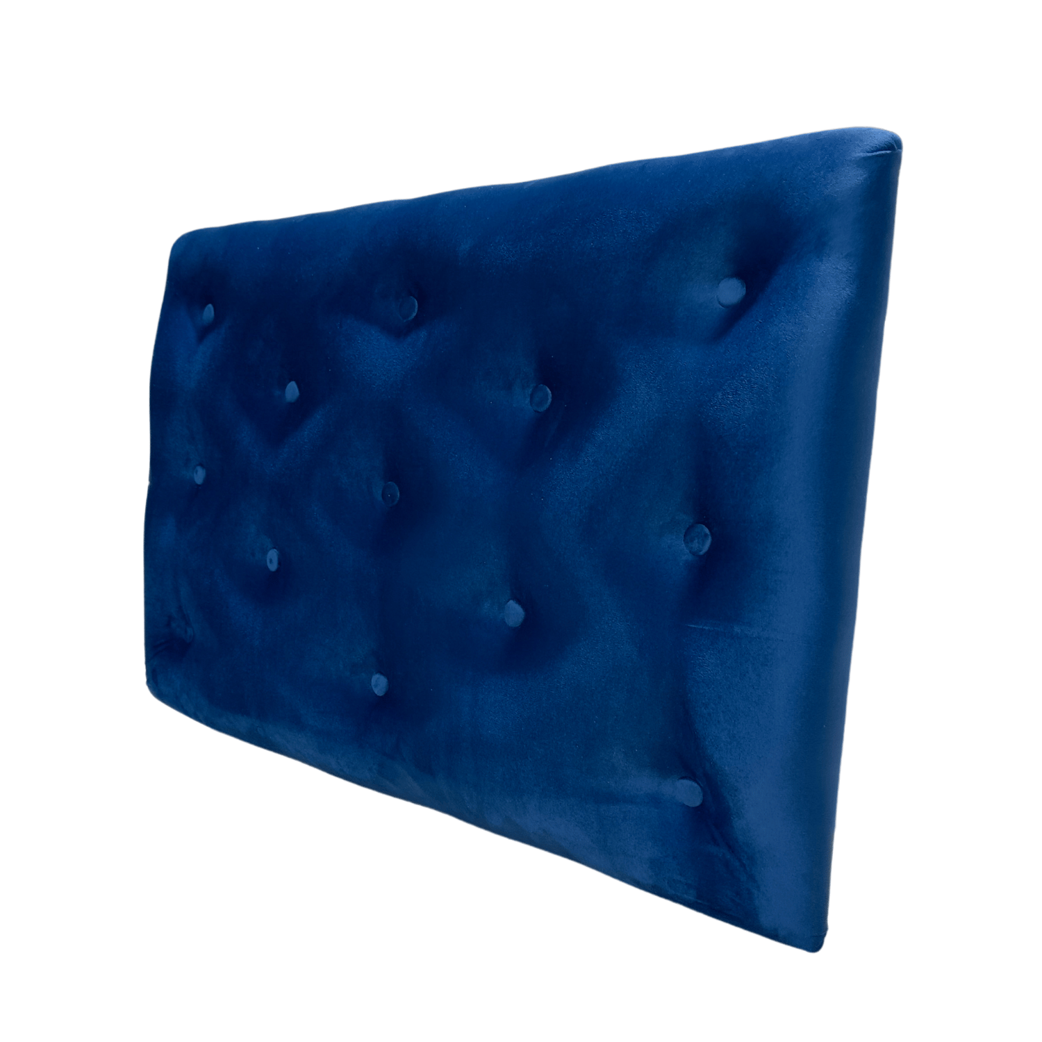 RESPALDO MUEBLES RIMAR 1 PLAZA FELPA AZUL MARINO - 4