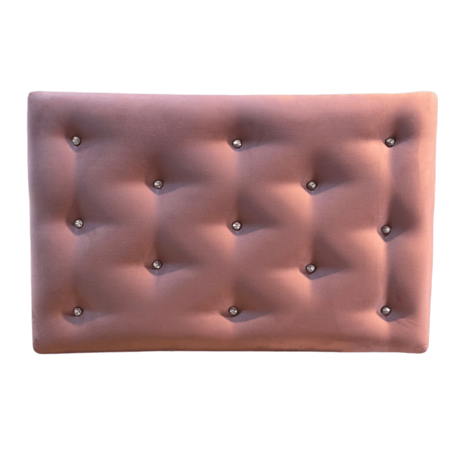 RESPALDO MUEBLES RIMAR DIAMANTE 1 PLAZA FELPA PALO ROSA - 2