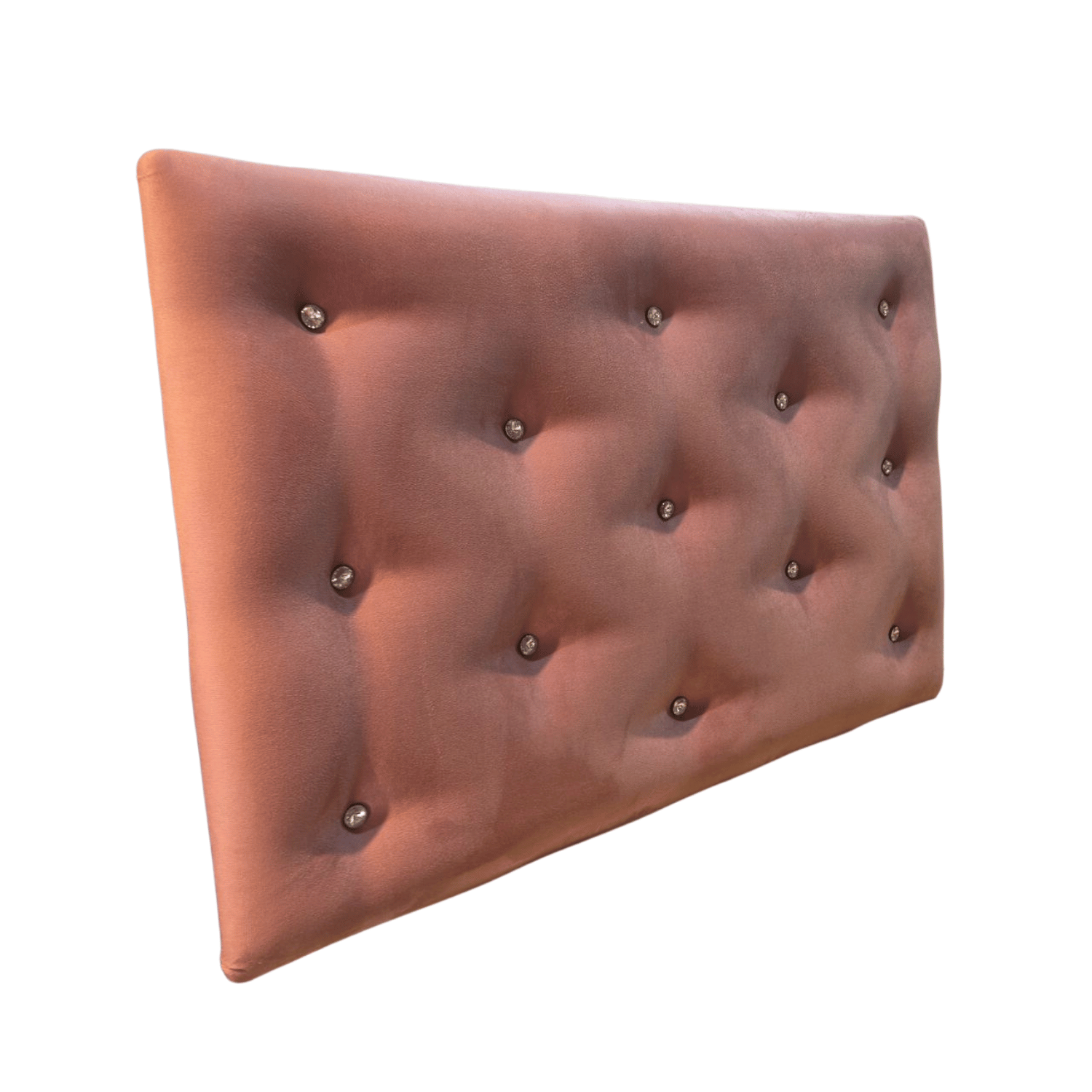 RESPALDO MUEBLES RIMAR DIAMANTE 1 PLAZA FELPA PALO ROSA - 3