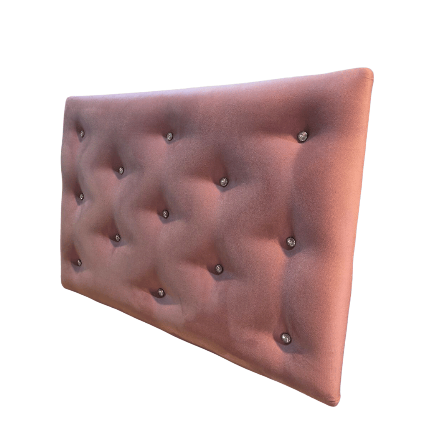 RESPALDO MUEBLES RIMAR DIAMANTE 1 PLAZA FELPA PALO ROSA - 4
