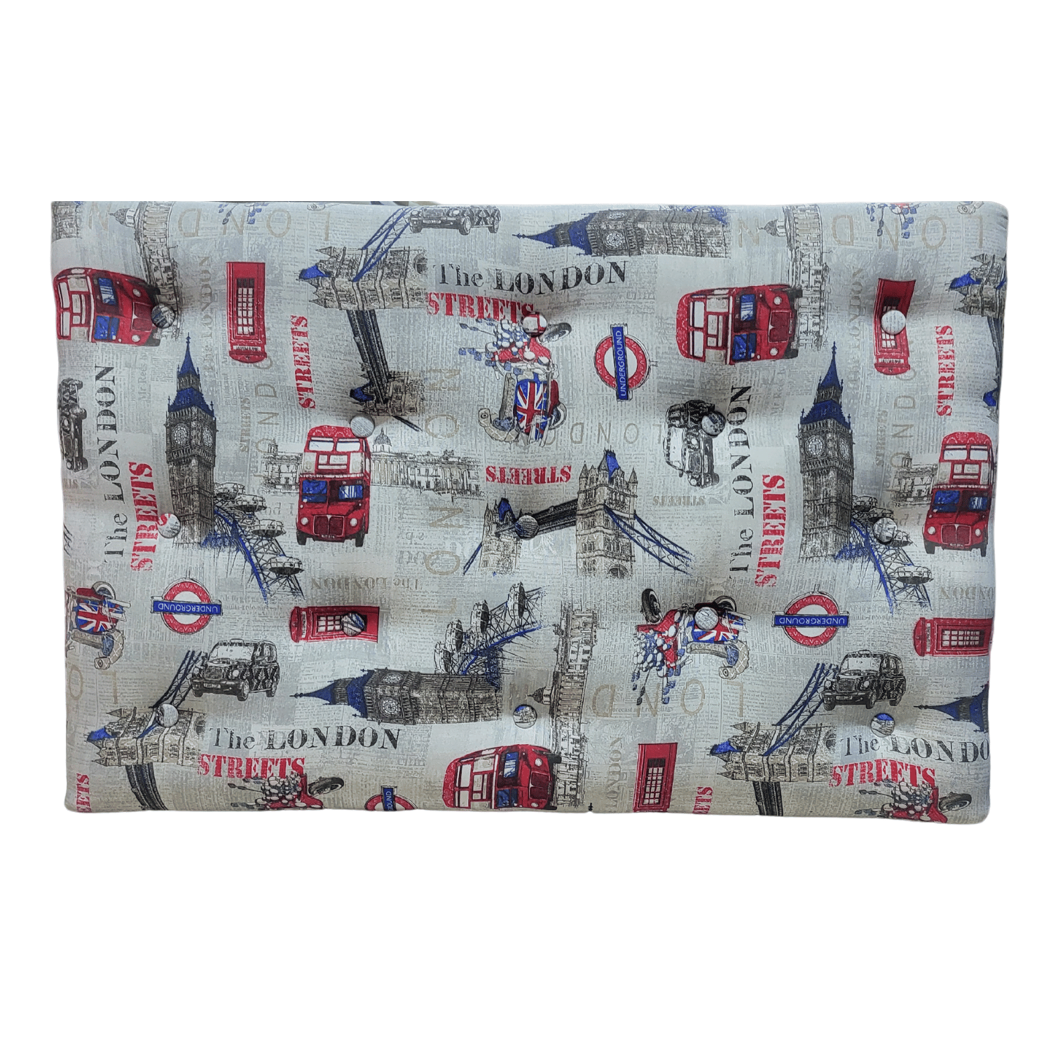 RESPALDO MUEBLES RIMAR LONDON 1 PLAZA MULTICOLOR - 2