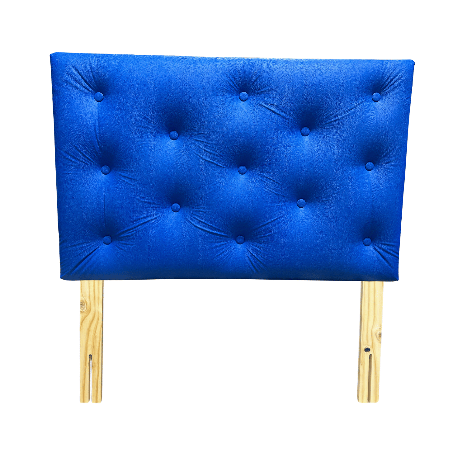 RESPALDO MUEBLES RIMAR 1 PLAZA ECO CUERO AZUL - 1