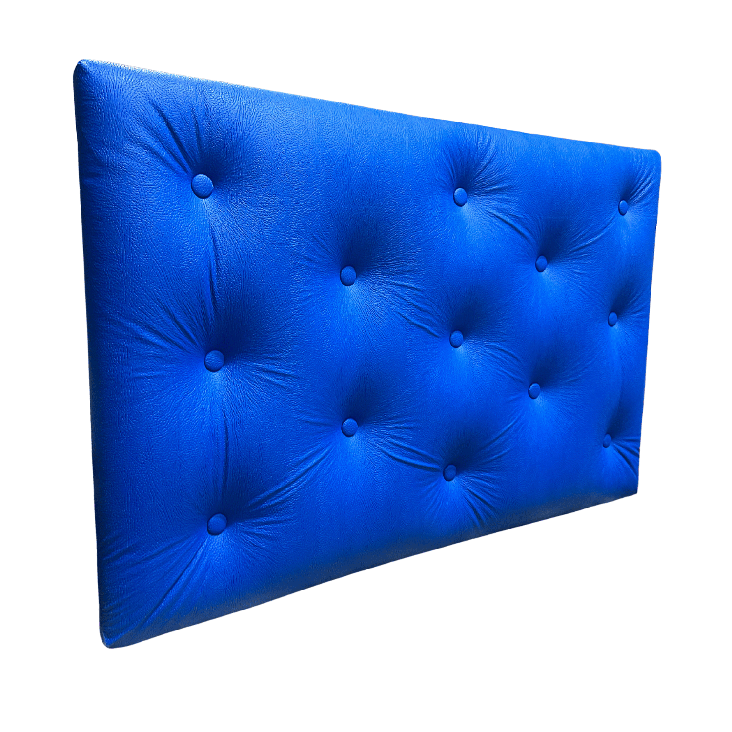 RESPALDO MUEBLES RIMAR 1 PLAZA ECO CUERO AZUL - 3