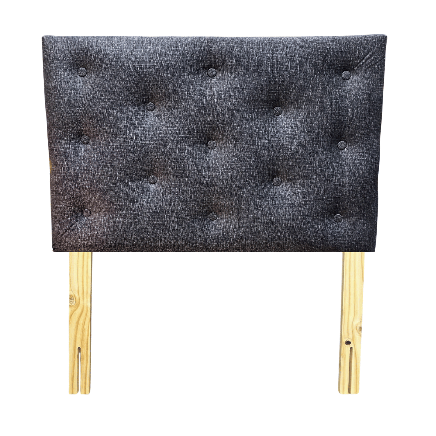 RESPALDO MUEBLES RIMAR CAVANCHA 1 PLAZA GRIS JASPIADO - 1