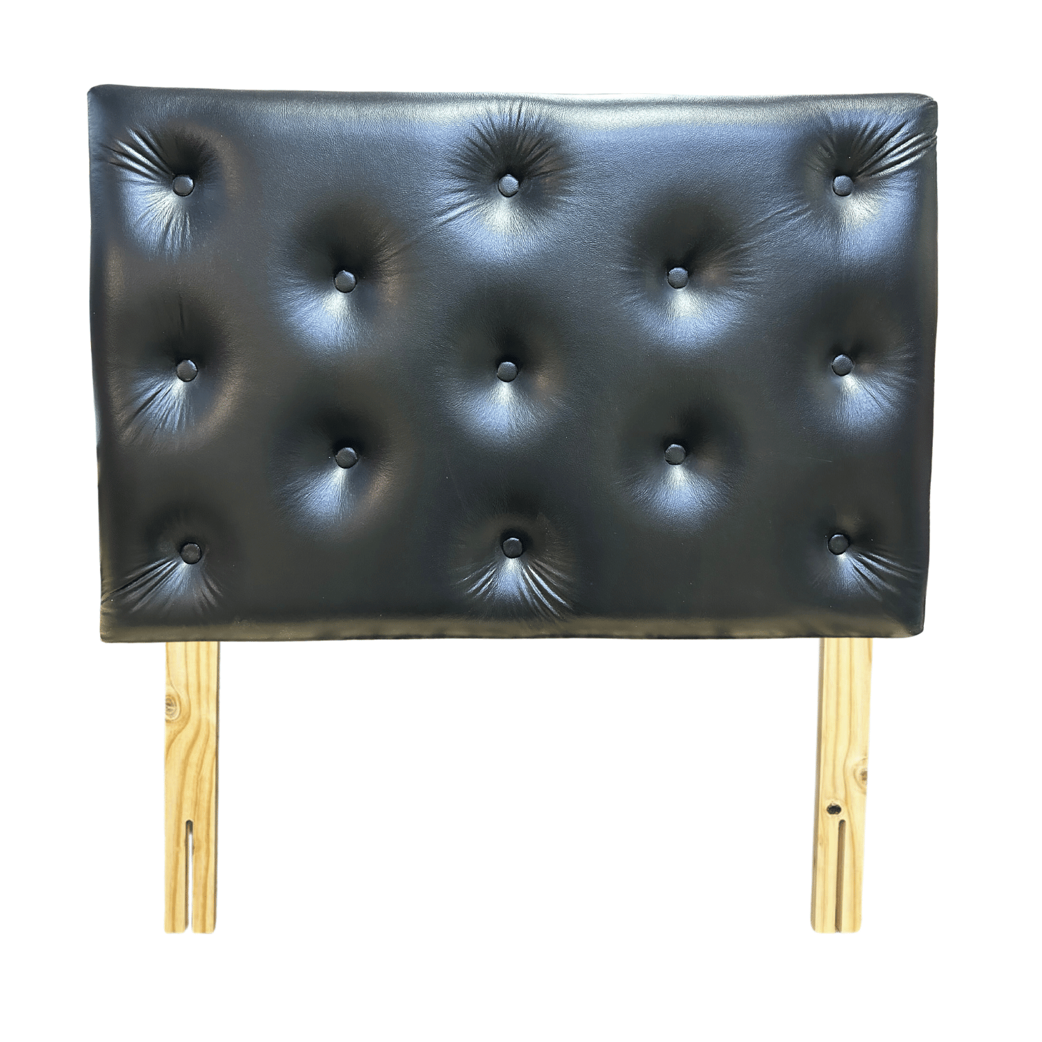 RESPALDO MUEBLES RIMAR 1 PLAZA ECO CUERO NEGRO - 1