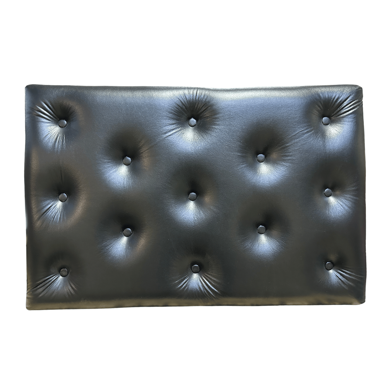 RESPALDO MUEBLES RIMAR 1 PLAZA ECO CUERO NEGRO - 2