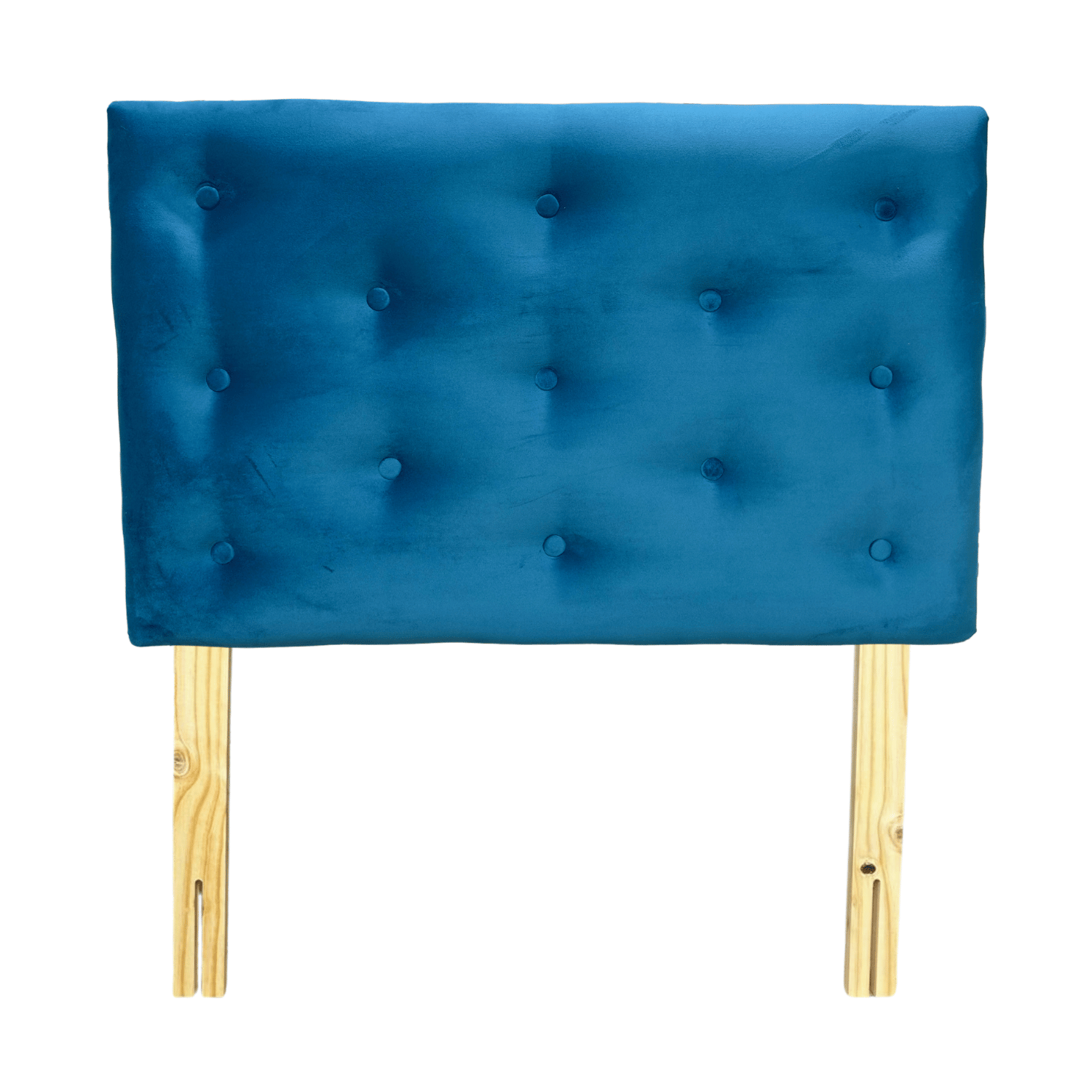 RESPALDO MUEBLES RIMAR 1 PLAZA FELPA PETROLEO - 1