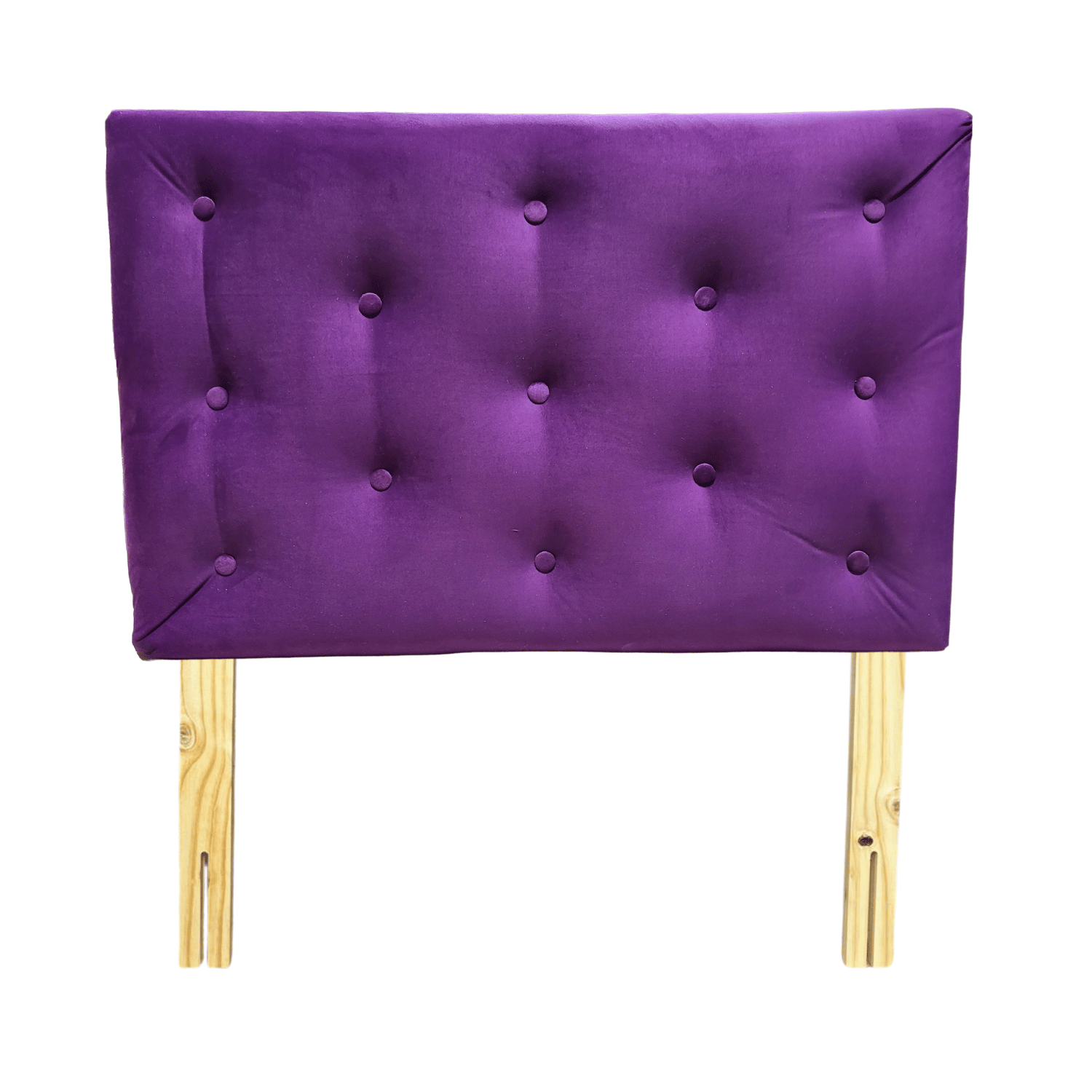 RESPALDO MUEBLES RIMAR 1 PLAZA FELPA MORADO - 1