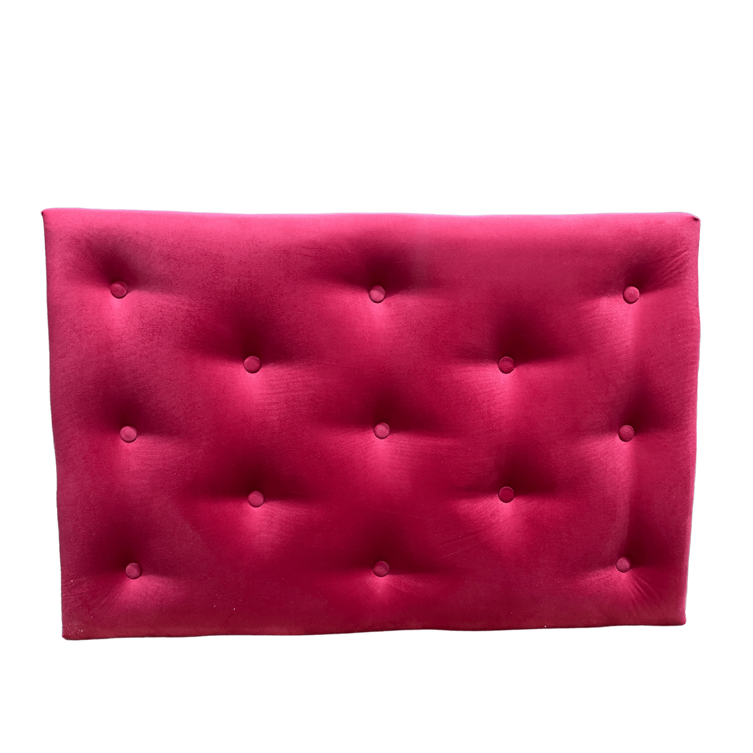 RESPALDO MUEBLES RIMAR 1 PLAZA FELPA ROJO - 1