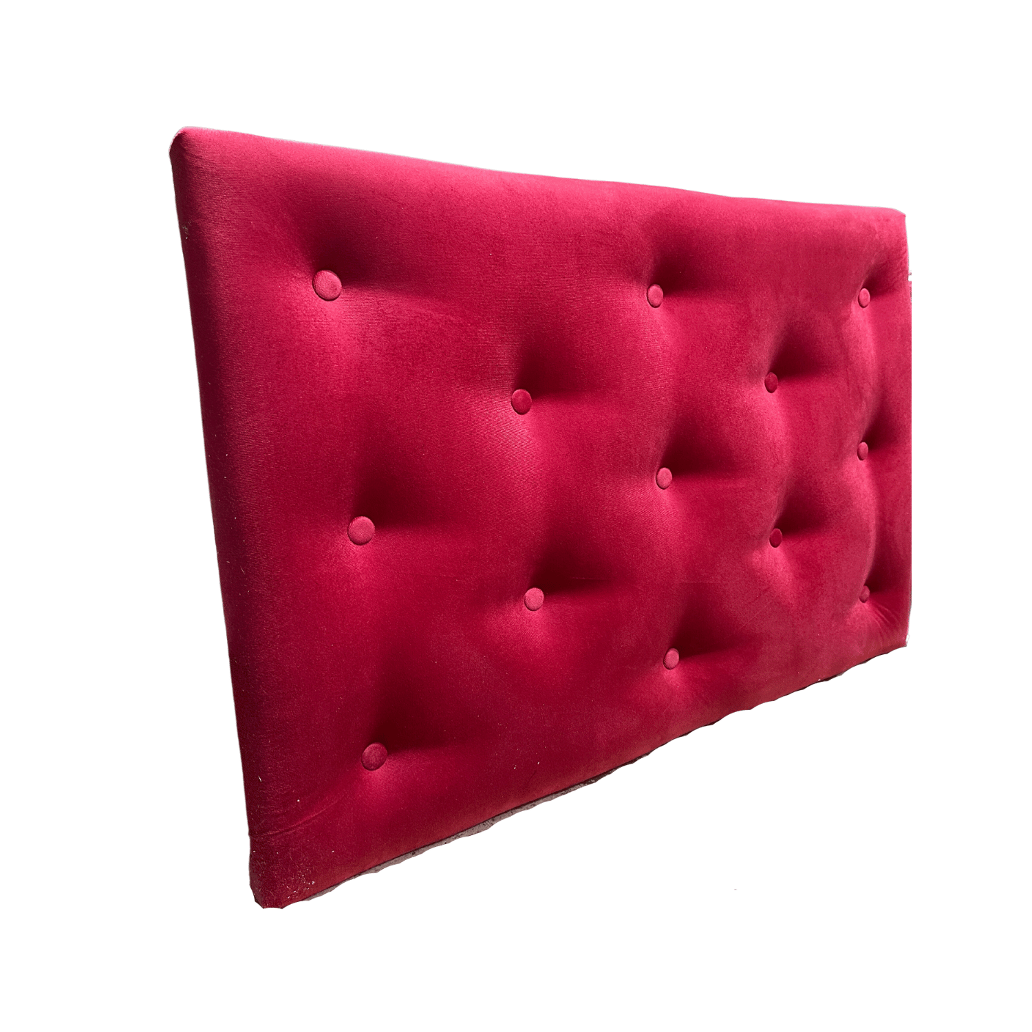 RESPALDO MUEBLES RIMAR 1 PLAZA FELPA ROJO - 2