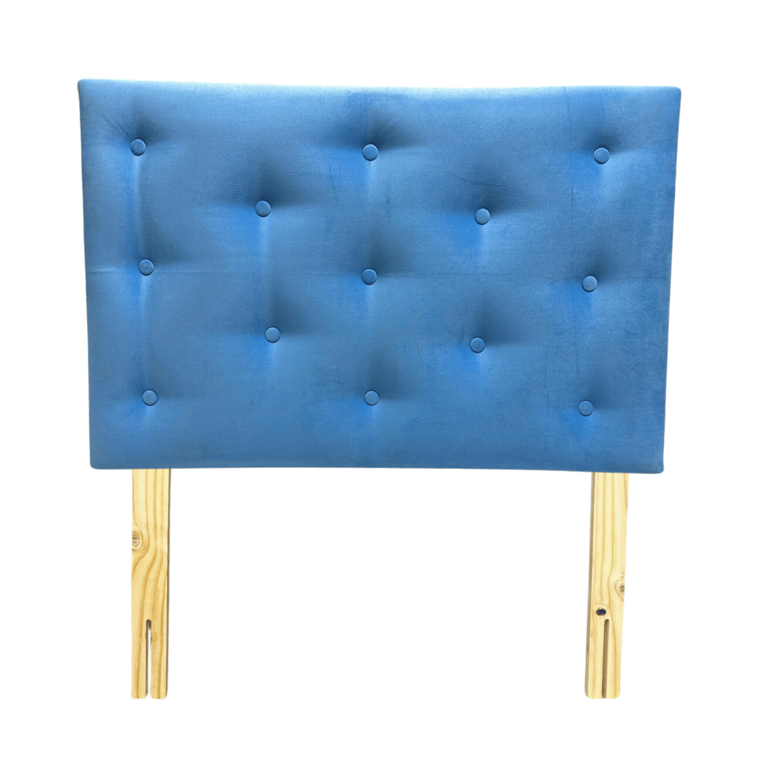 RESPALDO MUEBLES RIMAR 1 PLAZA FELPA CELESTE - 1