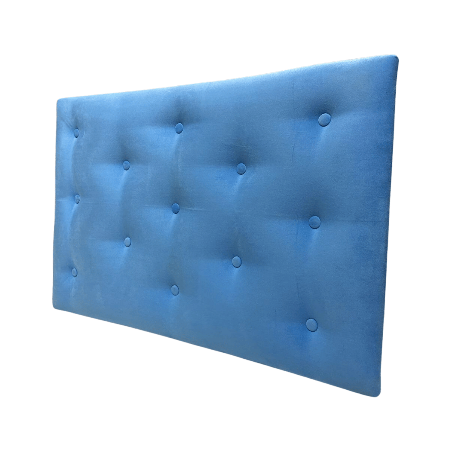 RESPALDO MUEBLES RIMAR 1 PLAZA FELPA CELESTE - 4