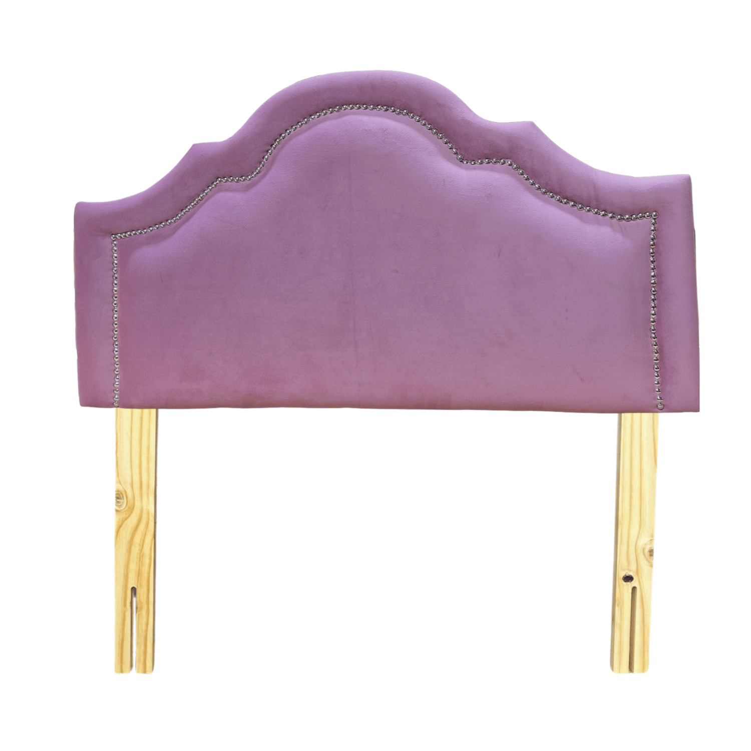 RESPALDO MUEBLES RIMAR REINA 1 PLAZA FELPA PALO ROSA - 1