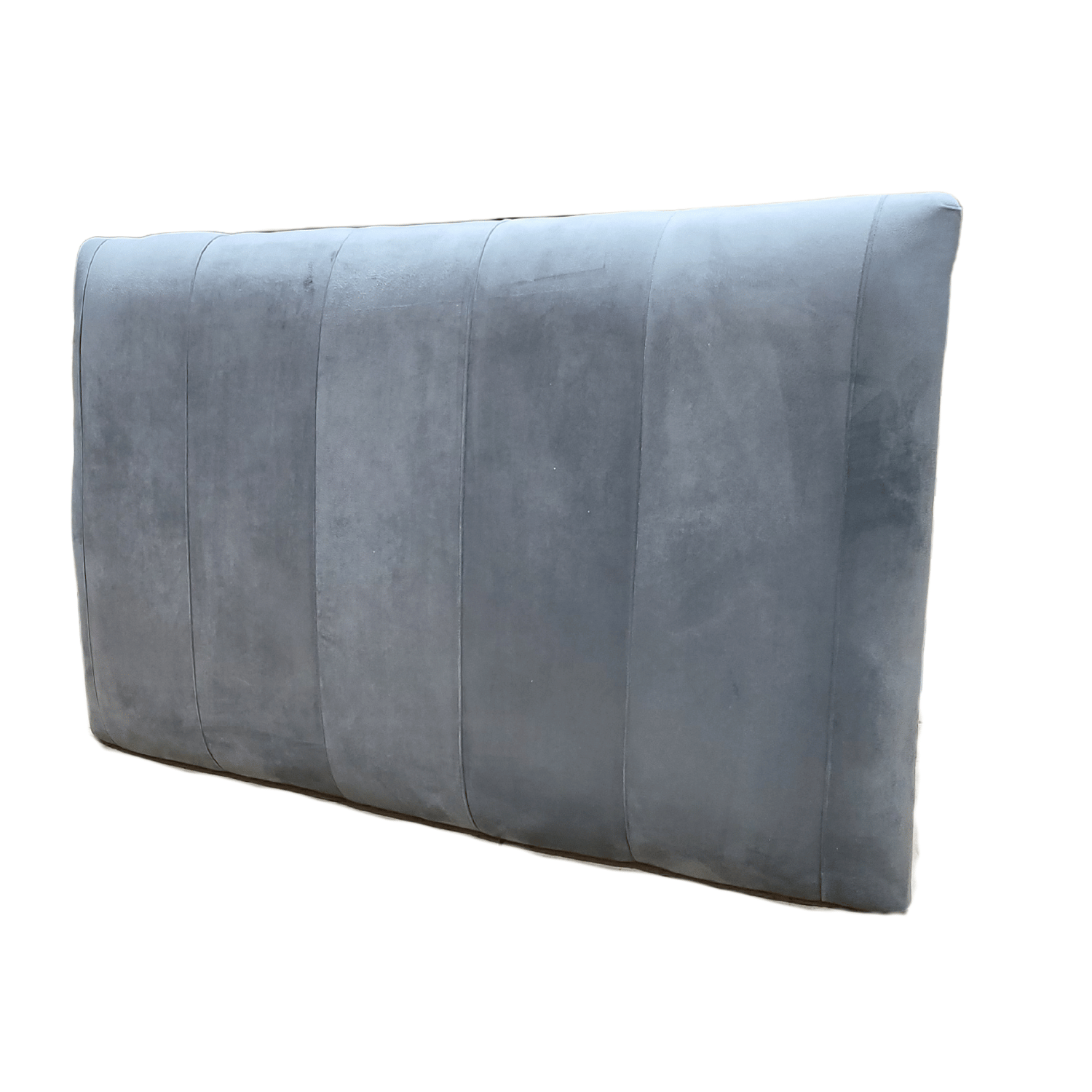 RESPALDO MUEBLES RIMAR LINEAL 1.5 PLAZAS FELPA GRIS - 4