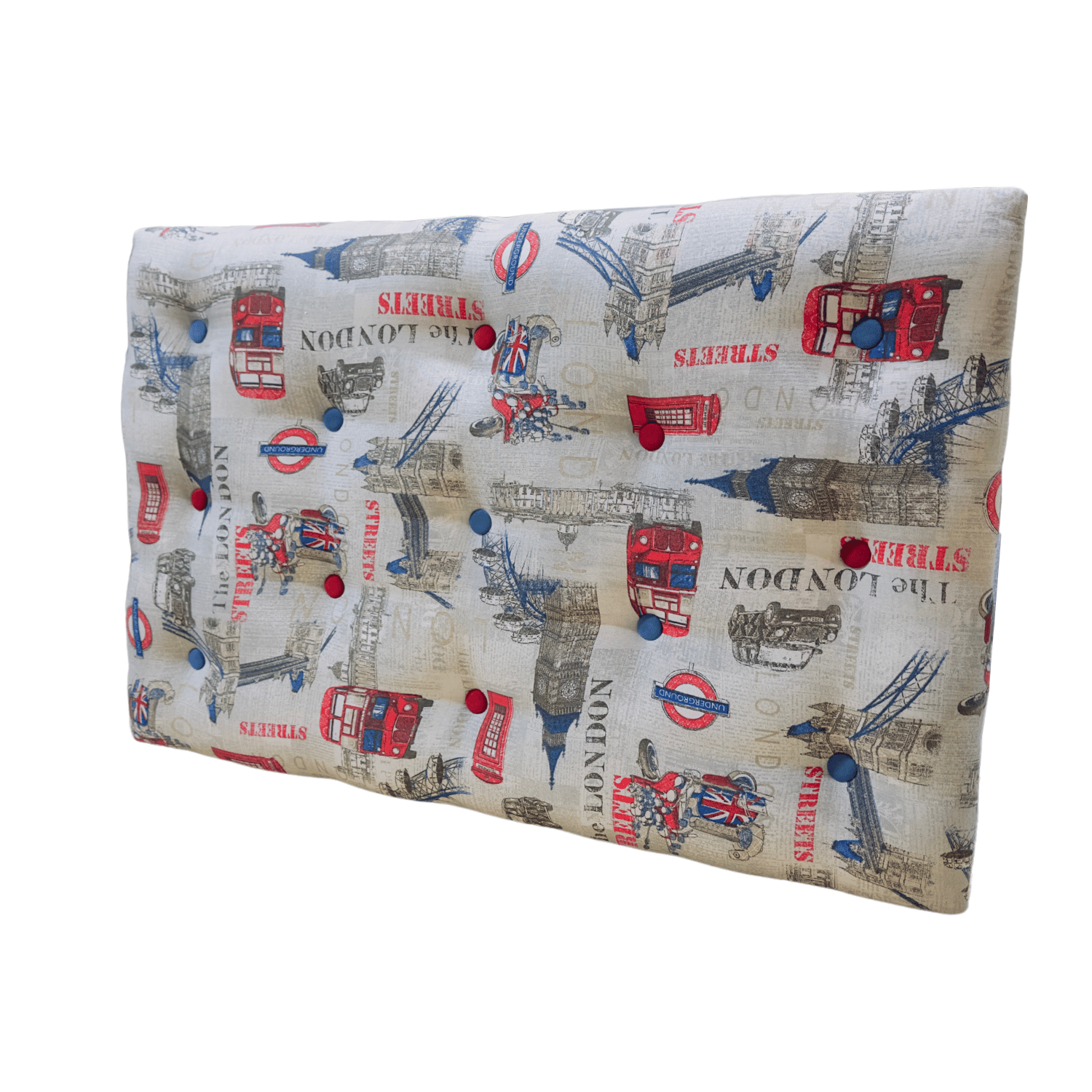 RESPALDO MUEBLES RIMAR LONDON 1.5 PLAZAS MULTICOLOR - 3