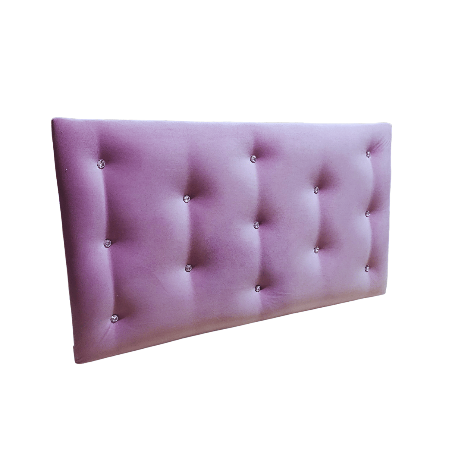 RESPALDO MUEBLES RIMAR DIAMANTE 1.5 PLAZAS FELPA PALO ROSA - 2