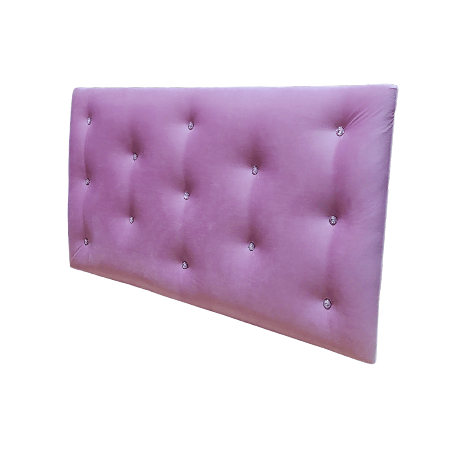 RESPALDO MUEBLES RIMAR DIAMANTE 1.5 PLAZAS FELPA PALO ROSA - 3