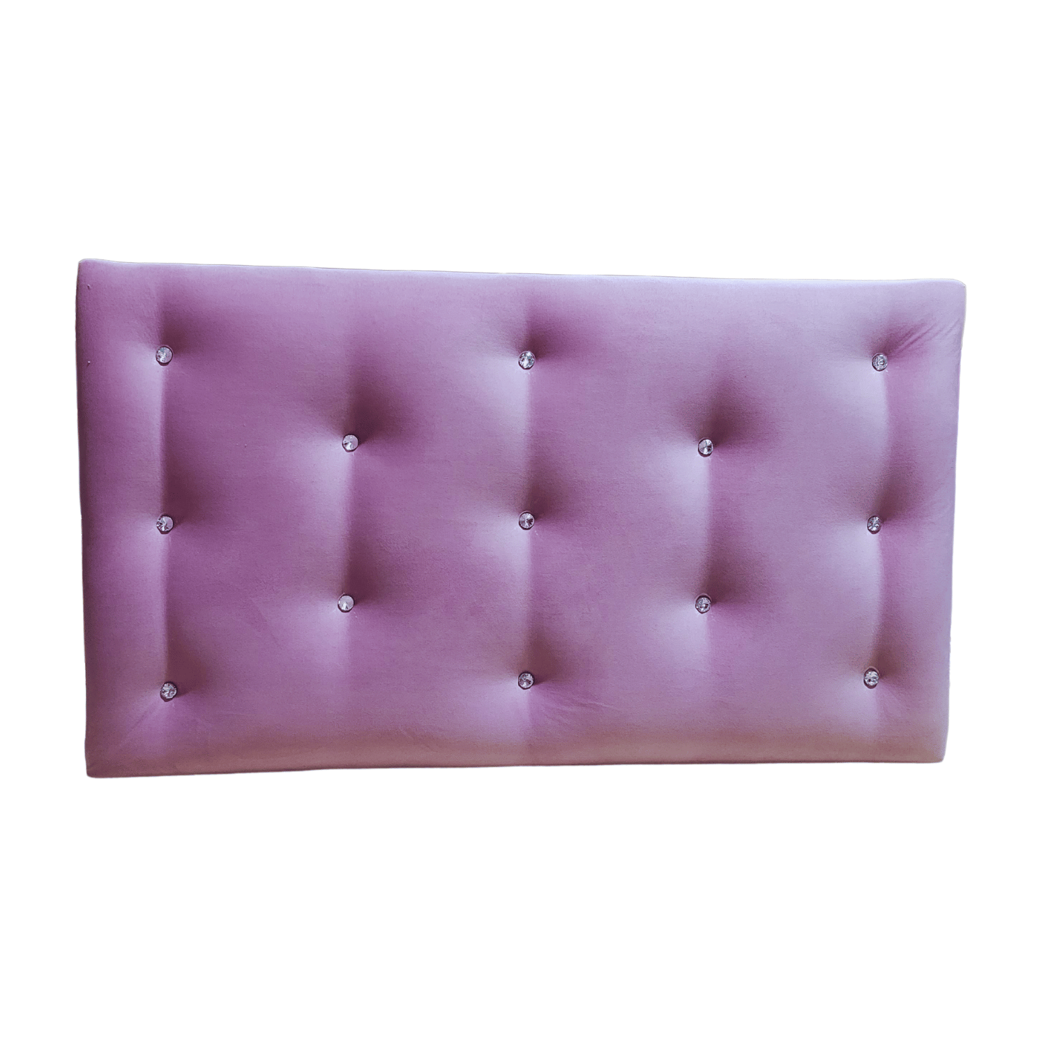 RESPALDO MUEBLES RIMAR DIAMANTE 1.5 PLAZAS FELPA PALO ROSA - 4