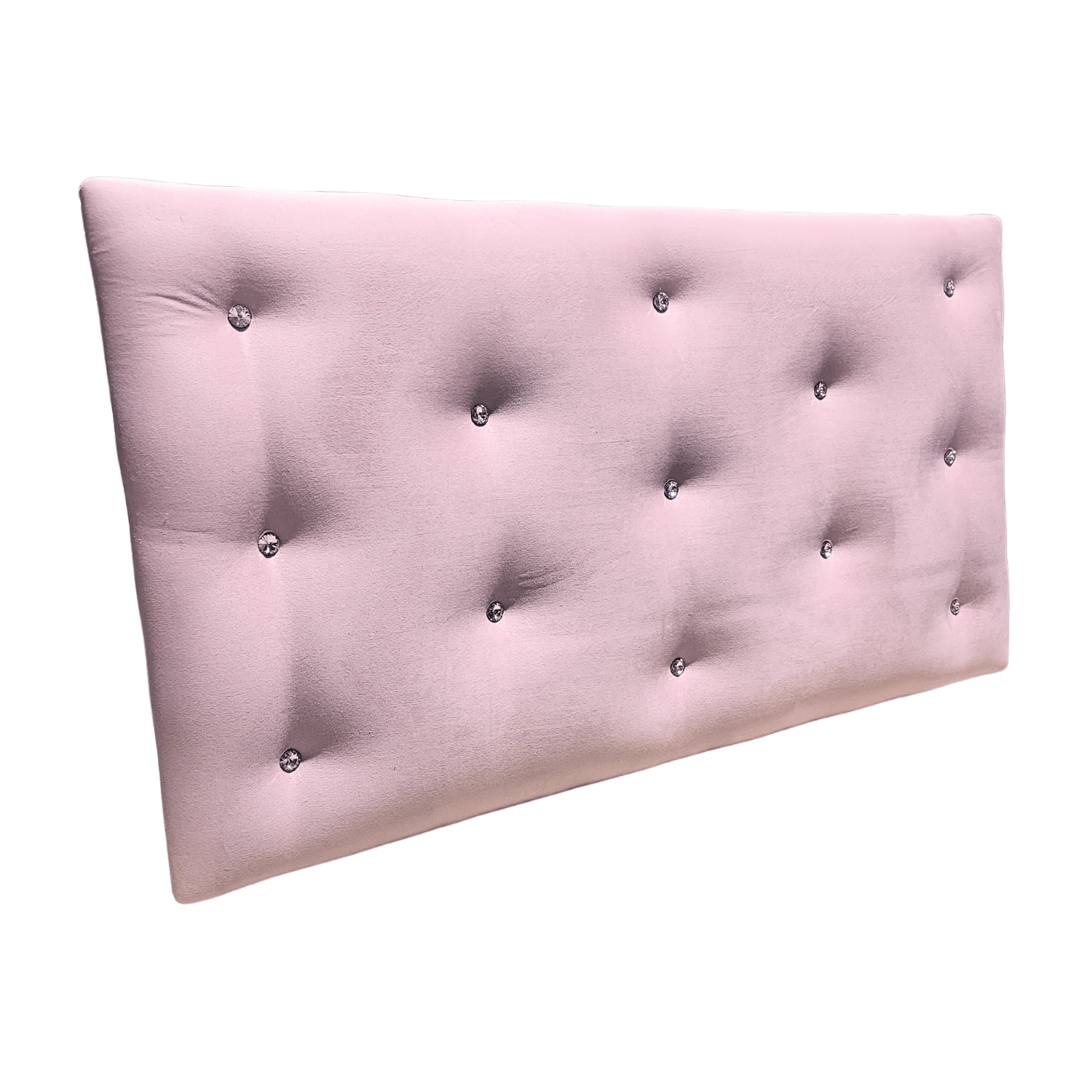 RESPALDO MUEBLES RIMAR DIAMANTE 1.5 PLAZAS ROSA PASTEL - 3