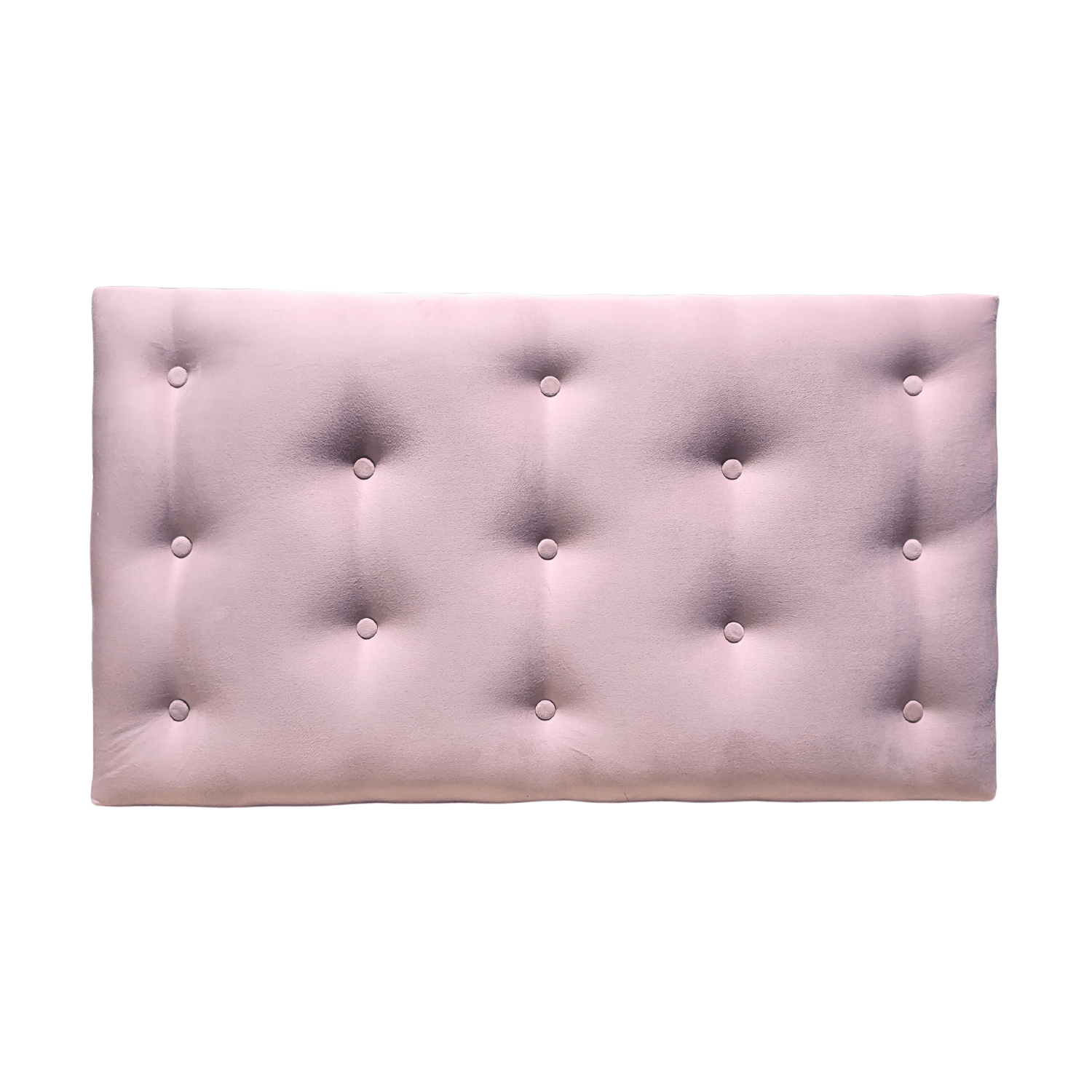 RESPALDO MUEBLES RIMAR PASTEL 1.5 PLAZAS FELPA ROSA - 2
