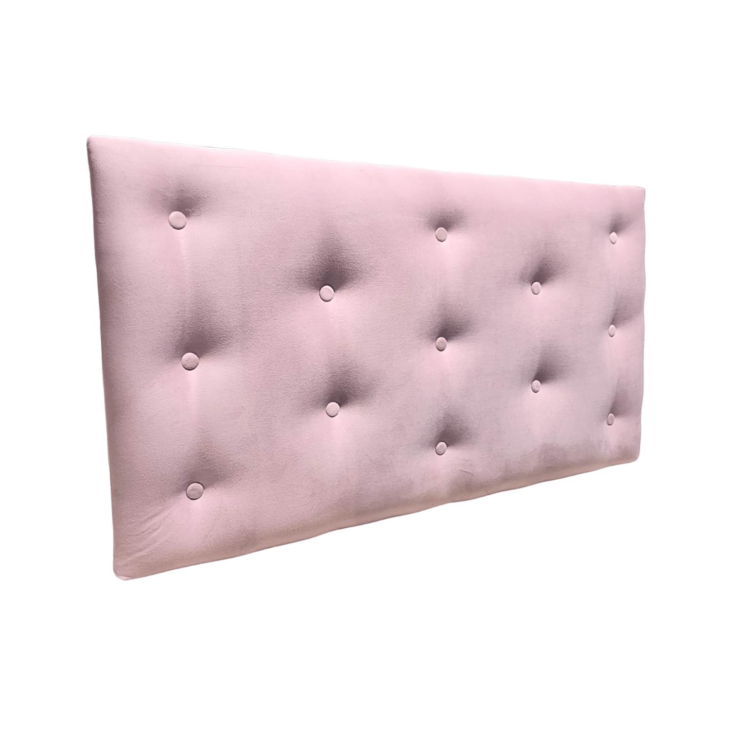 RESPALDO MUEBLES RIMAR PASTEL 1.5 PLAZAS FELPA ROSA - 3