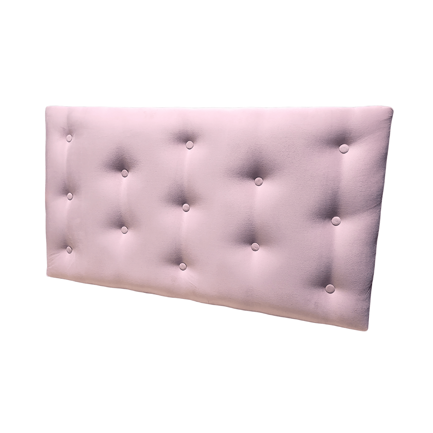 RESPALDO MUEBLES RIMAR PASTEL 1.5 PLAZAS FELPA ROSA - 4