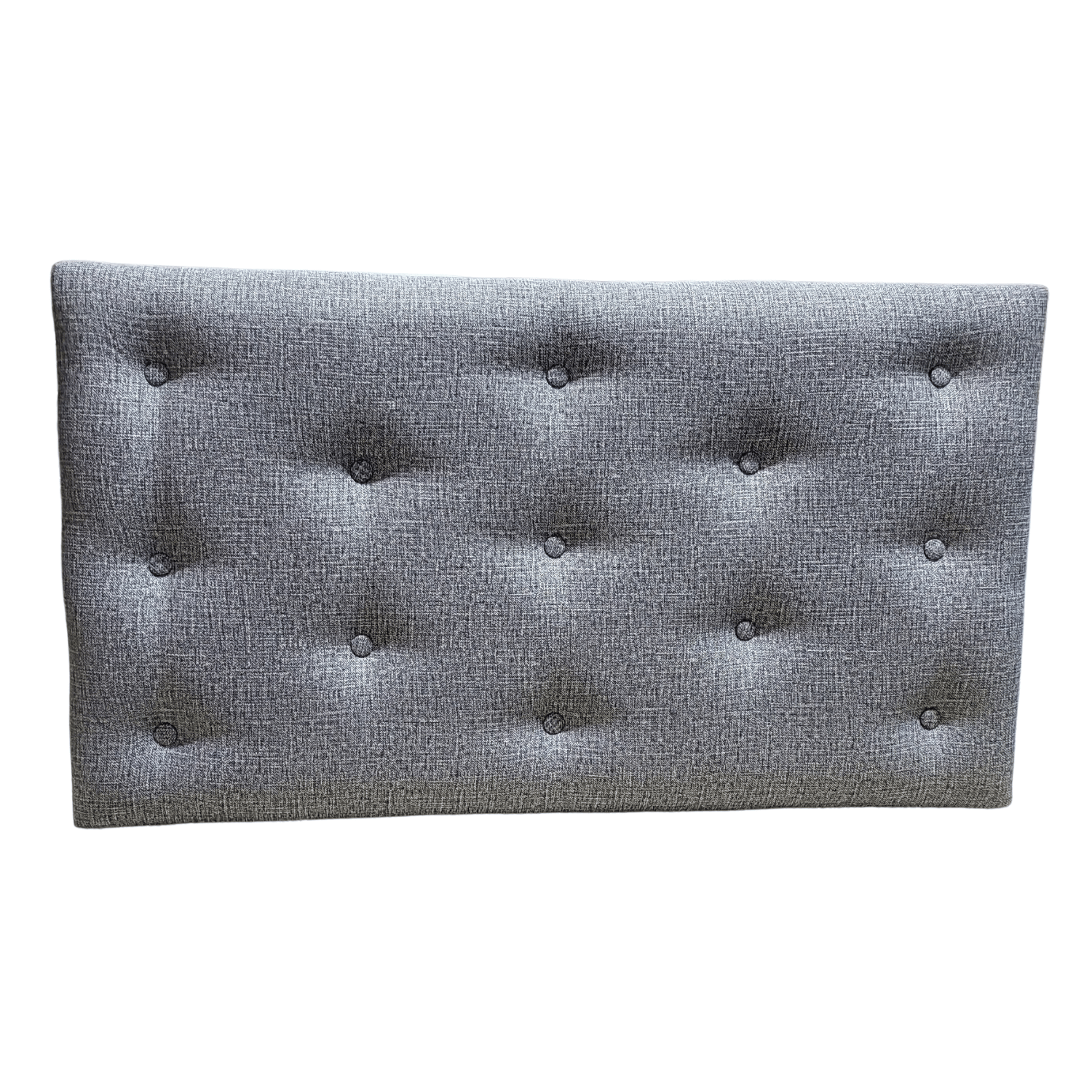 RESPALDO MUEBLES RIMAR CAVANCHA 1.5 PLAZAS GRIS JASPIADO - 2