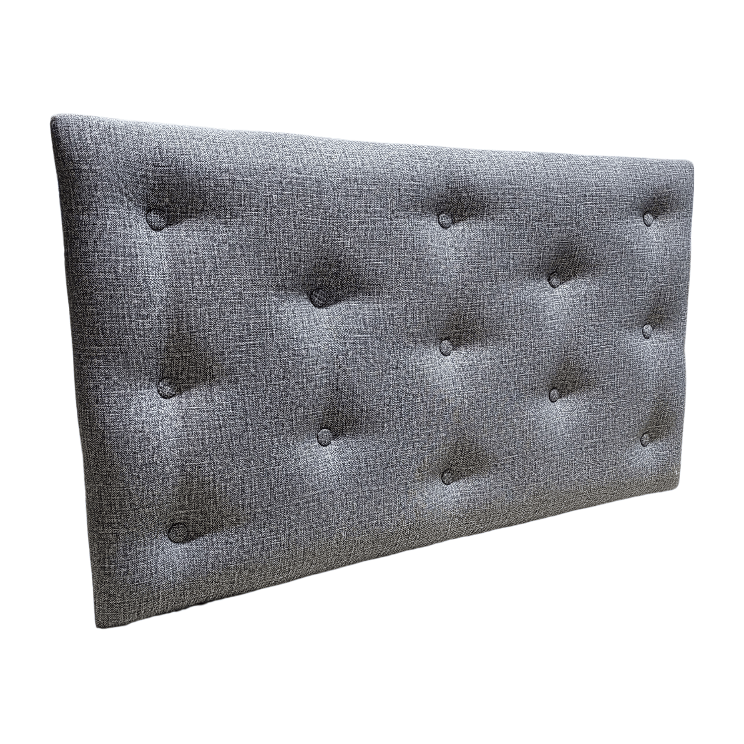 RESPALDO MUEBLES RIMAR CAVANCHA 1.5 PLAZAS GRIS JASPIADO - 3