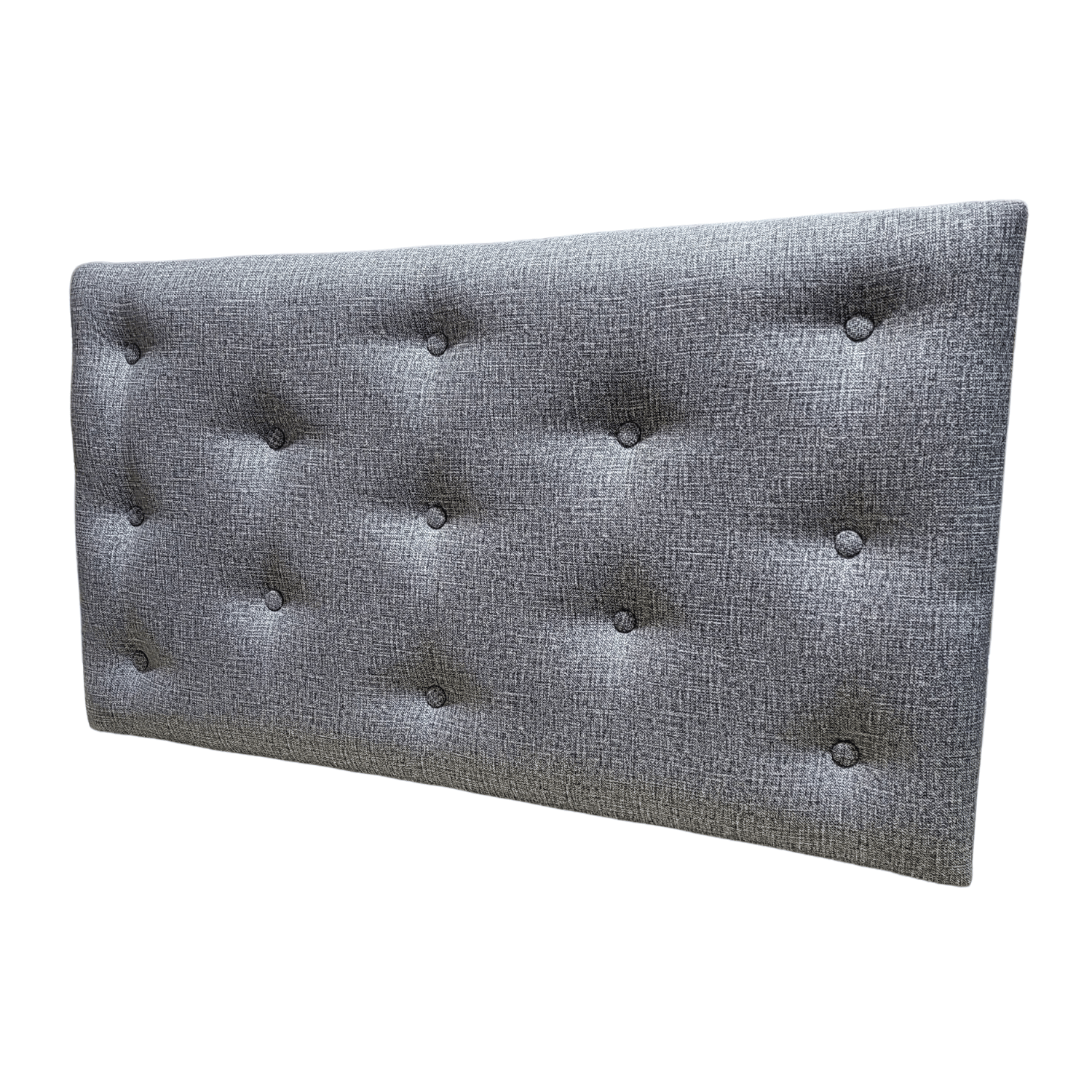 RESPALDO MUEBLES RIMAR CAVANCHA 1.5 PLAZAS GRIS JASPIADO - 4