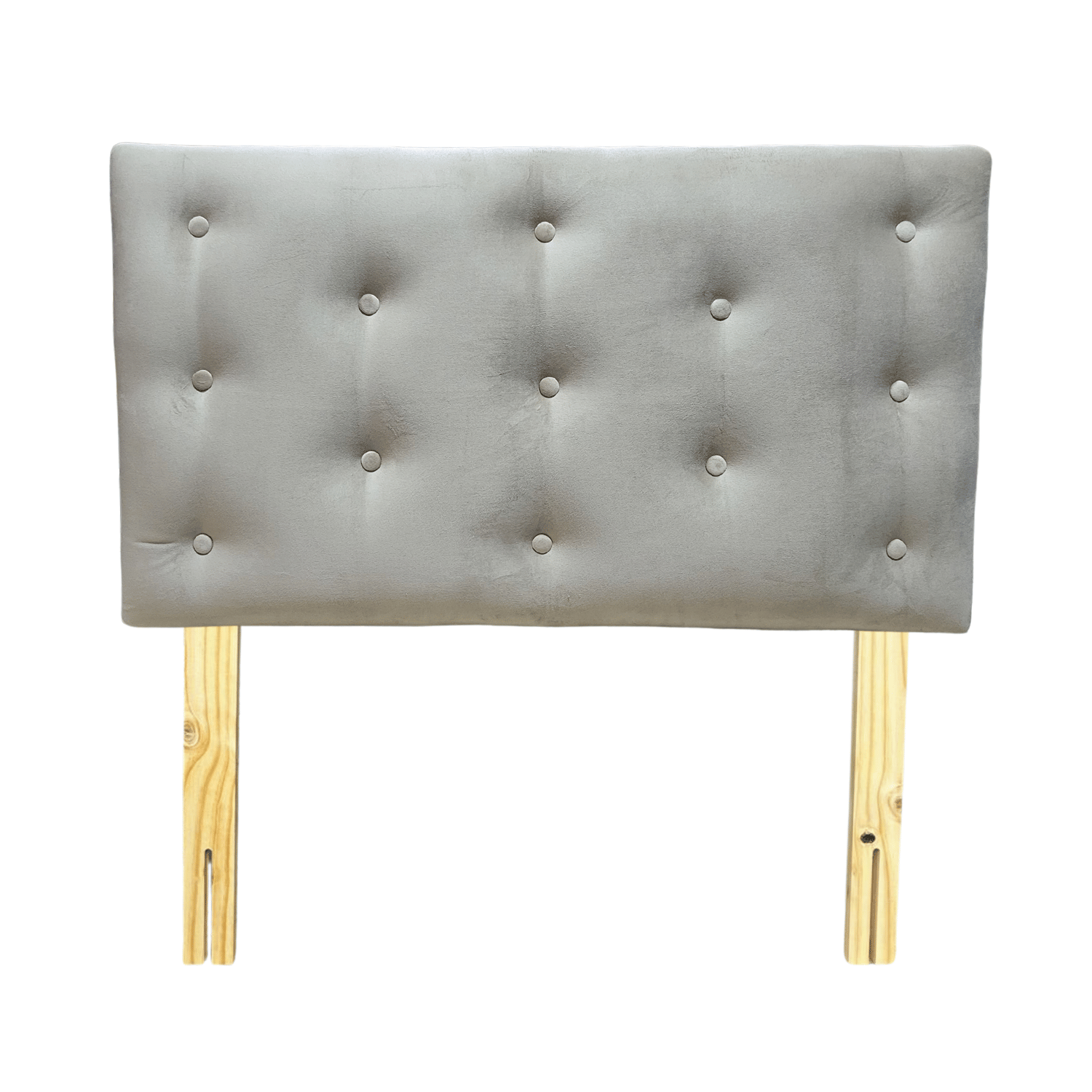 RESPALDO MUEBLES RIMAR 1.5 PLAZAS FELPA BEIGE - 1