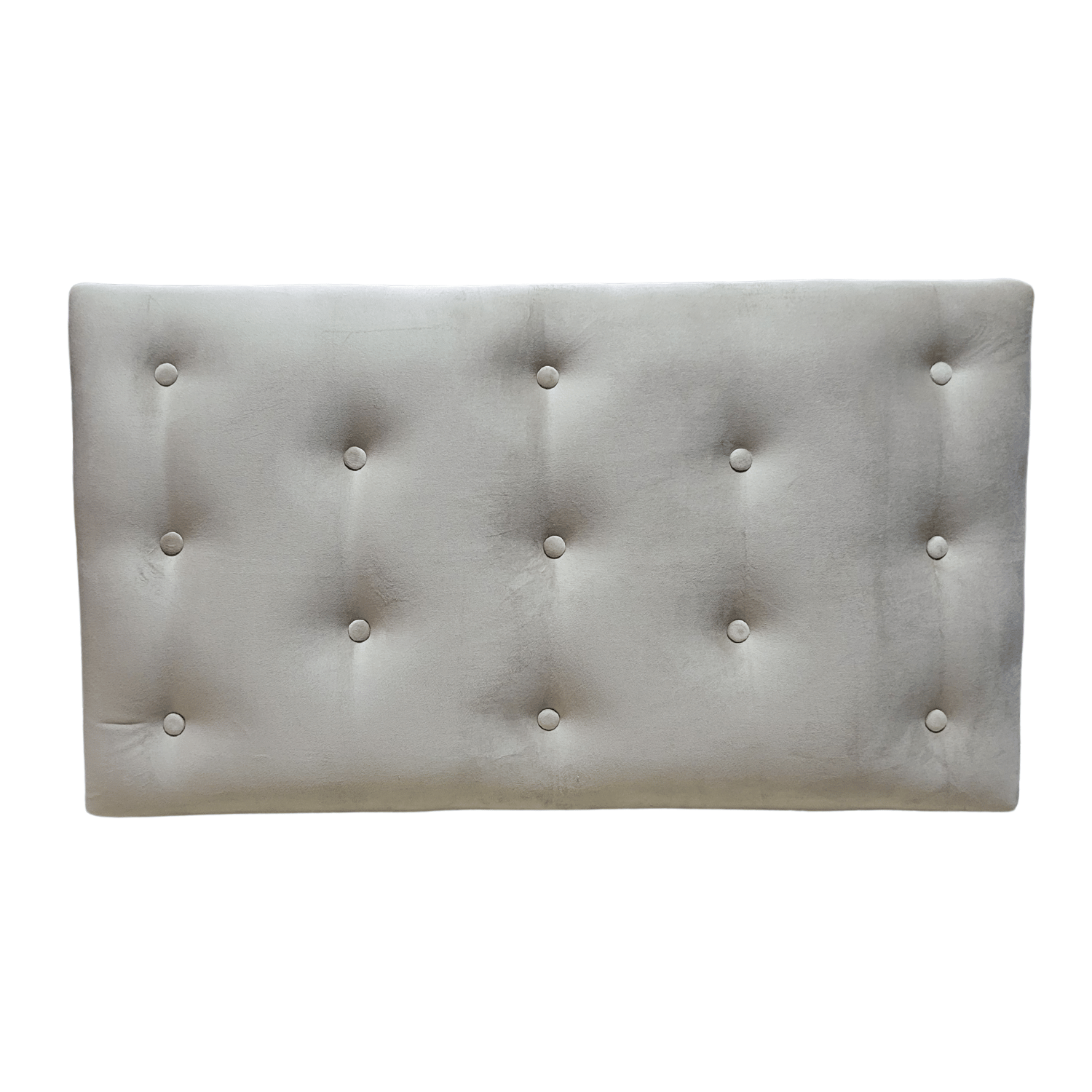 RESPALDO MUEBLES RIMAR 1.5 PLAZAS FELPA BEIGE - 2
